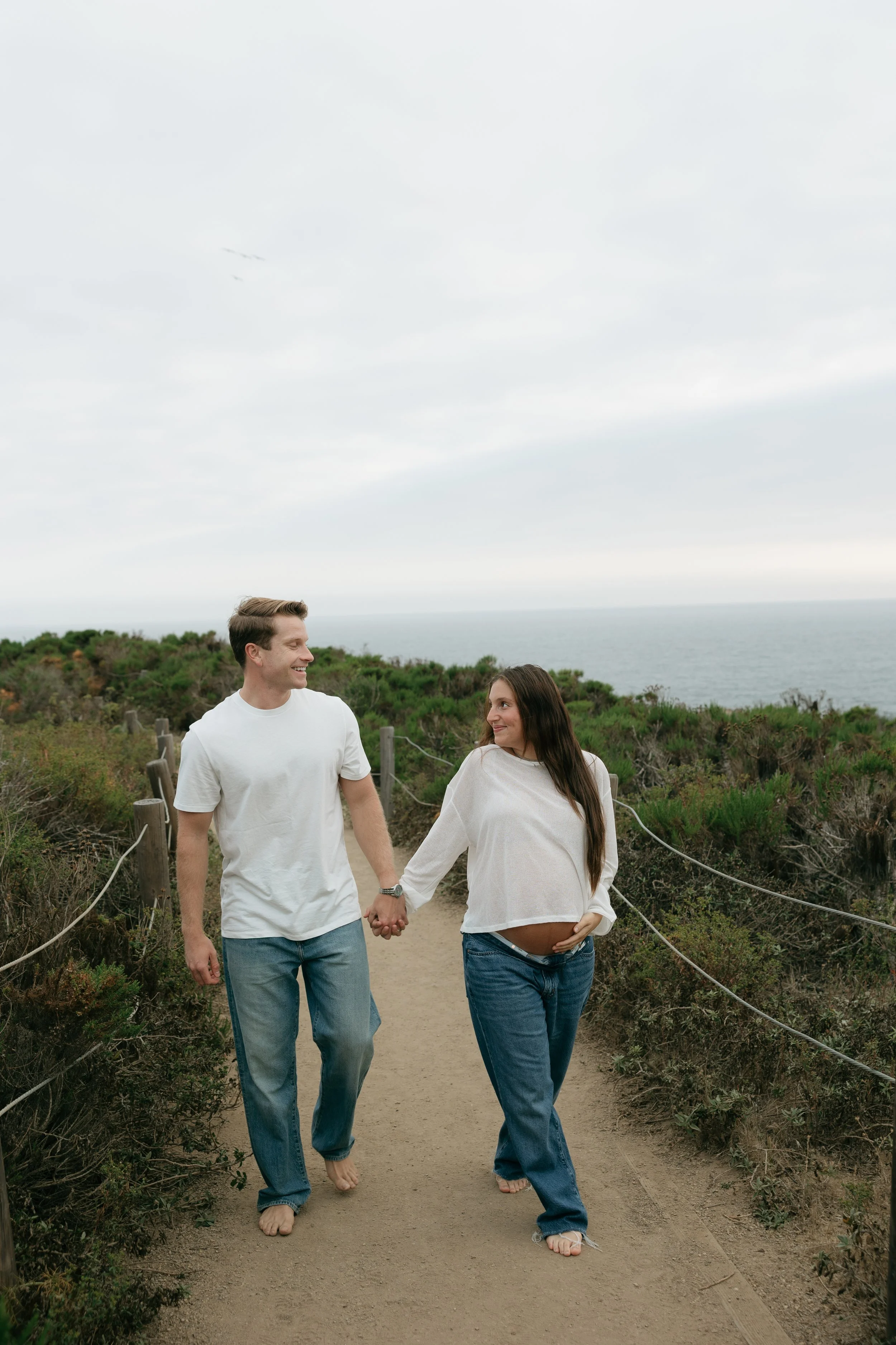 maternity photos malibu california point dume