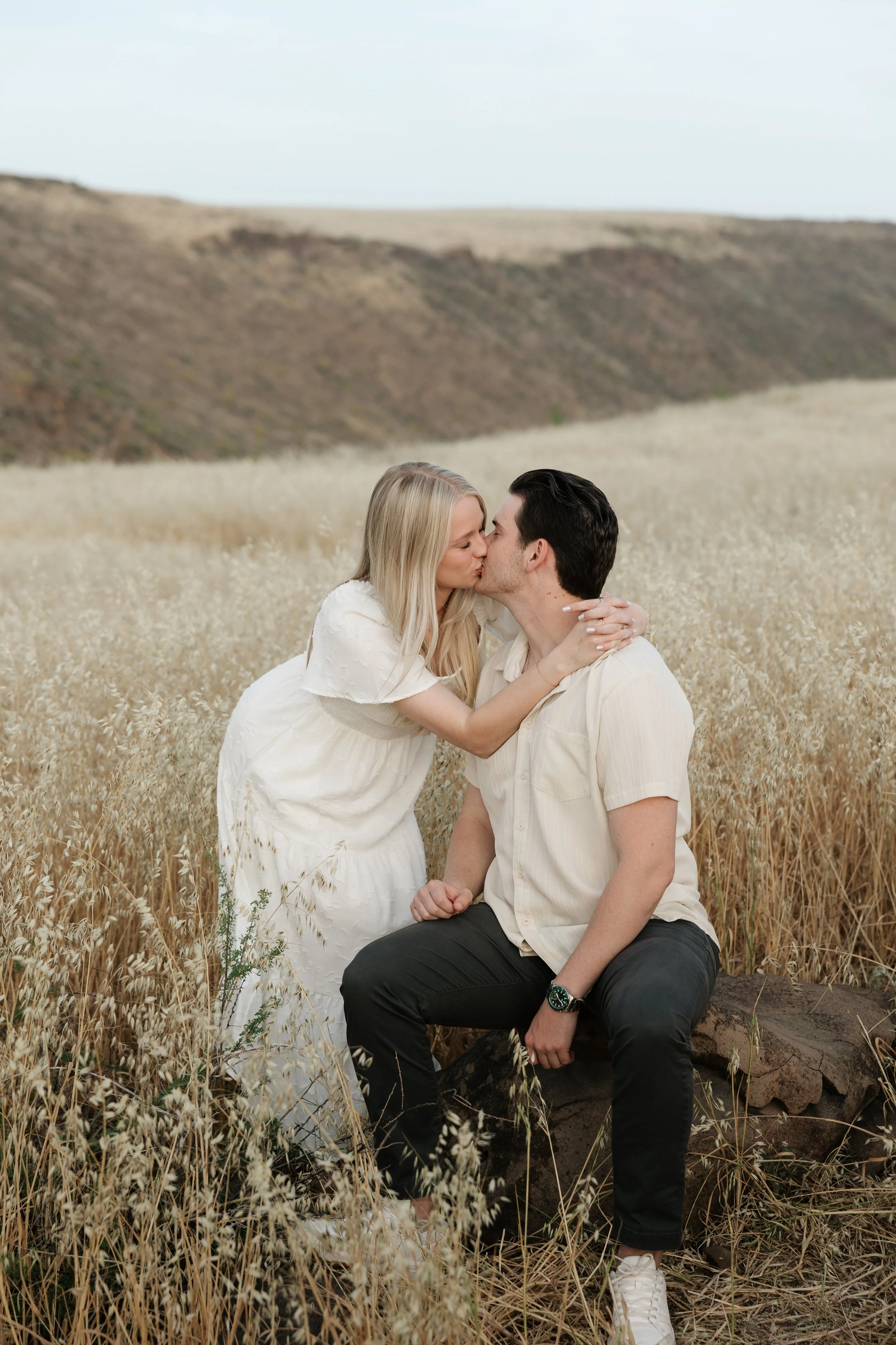 sunset point engagement photos
