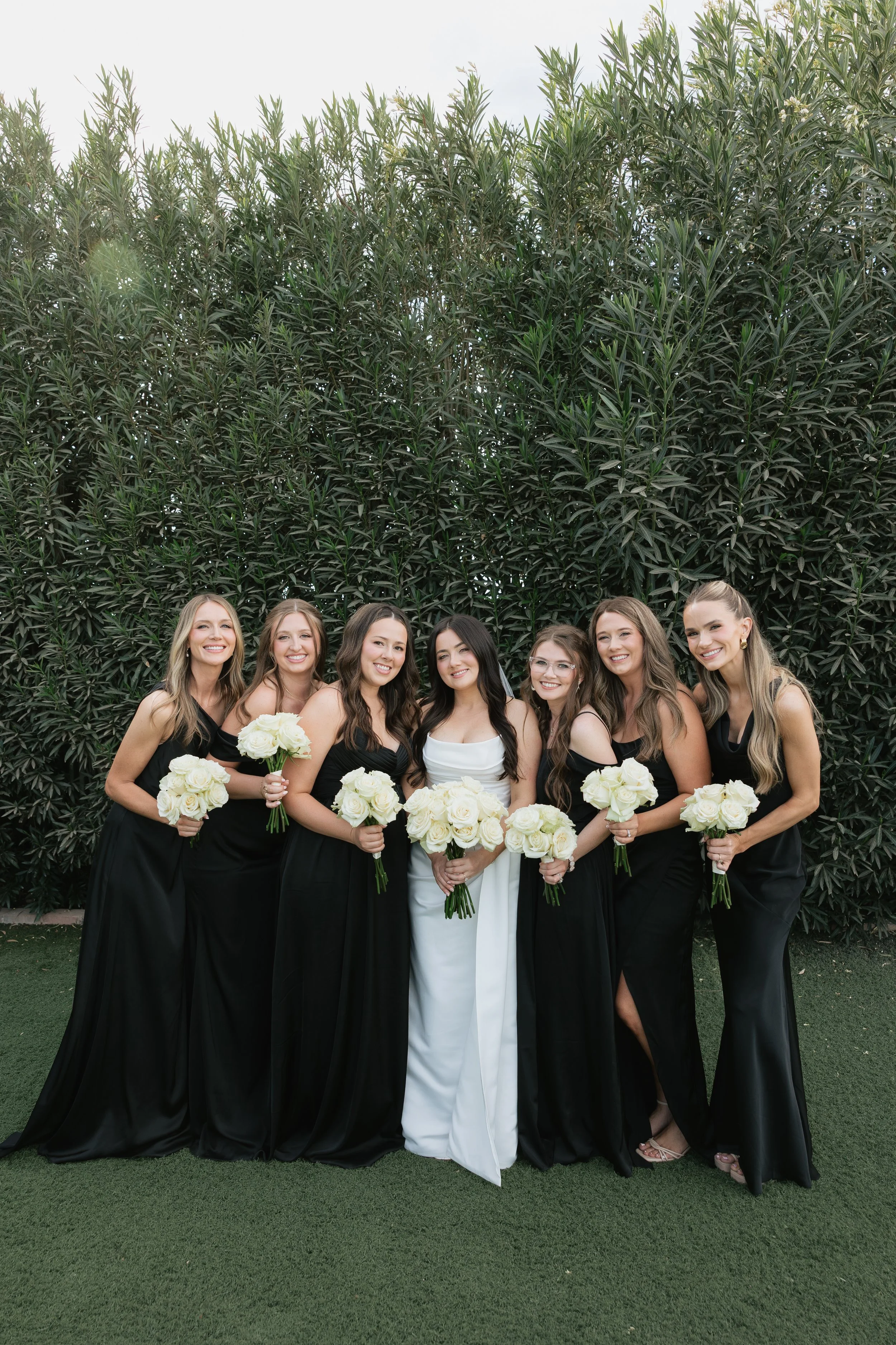 scottsdale wedding photographer bridal party photos