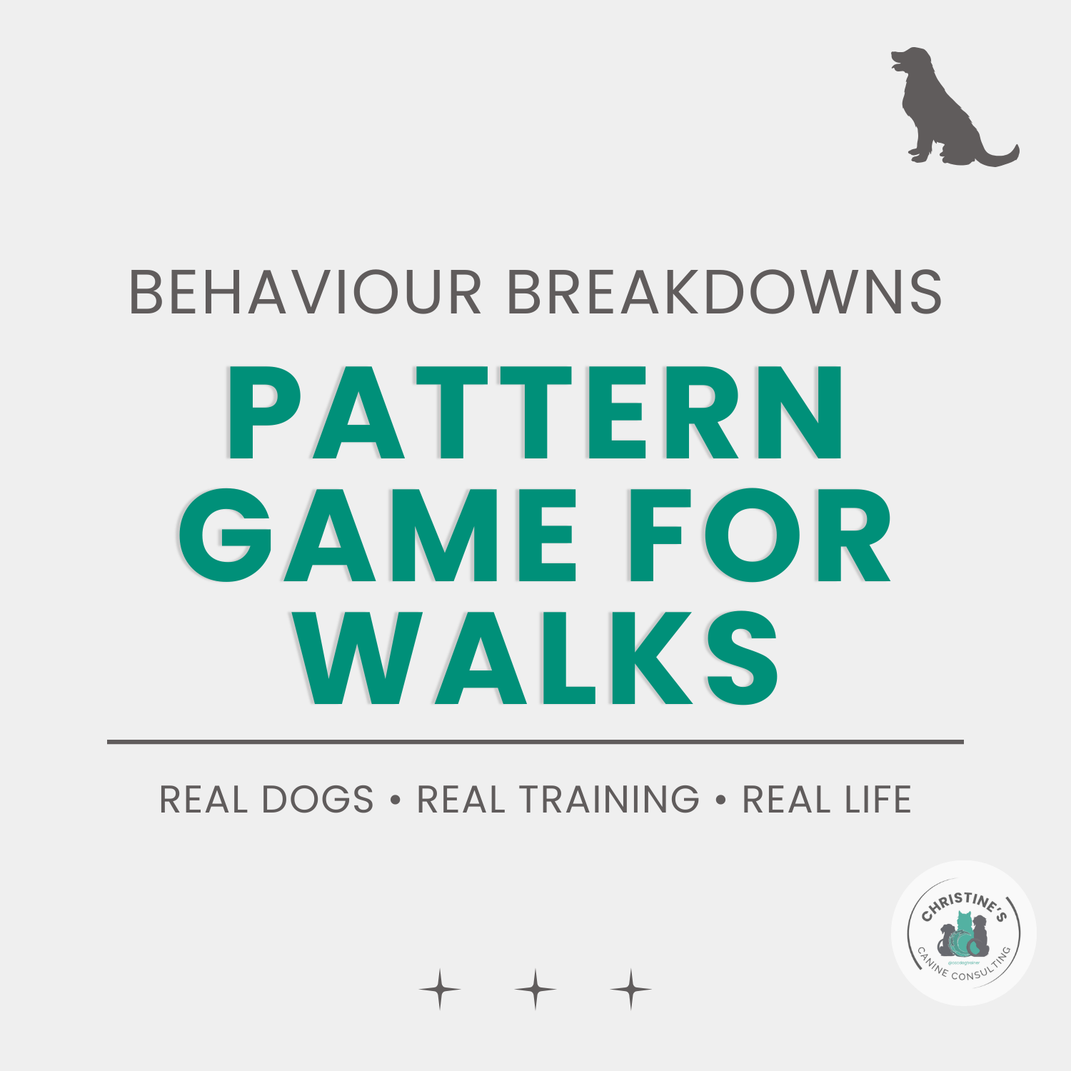 Behaviour Breakdowns: Pattern Games for Walks