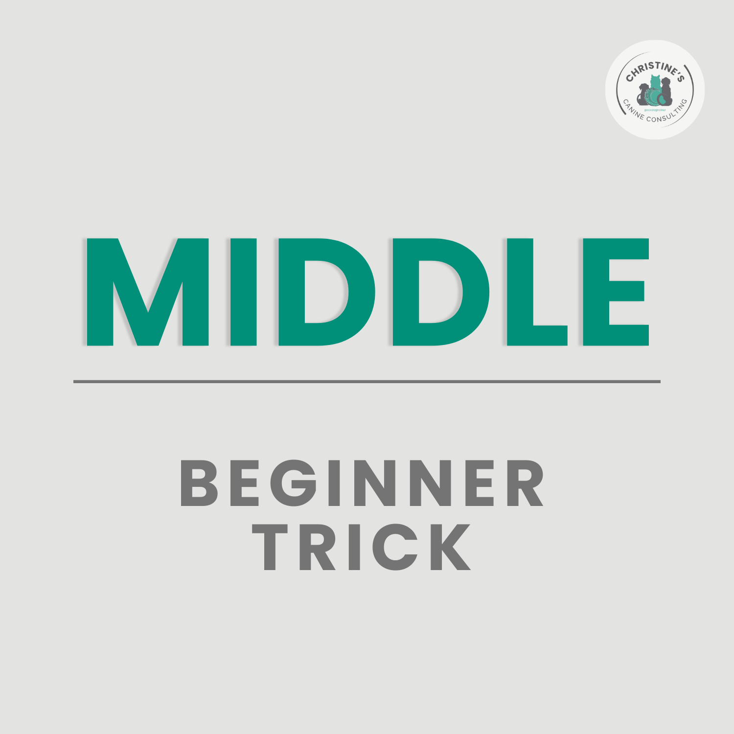 Middle or Peek-a-Boo