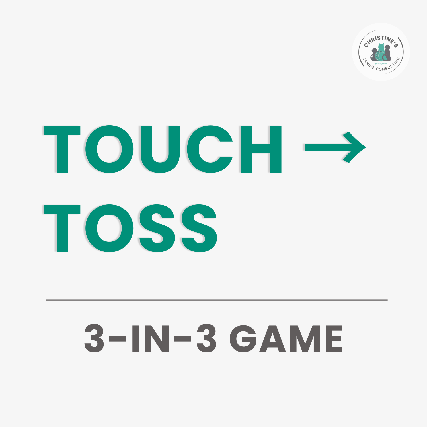 Touch → Toss → Back to You