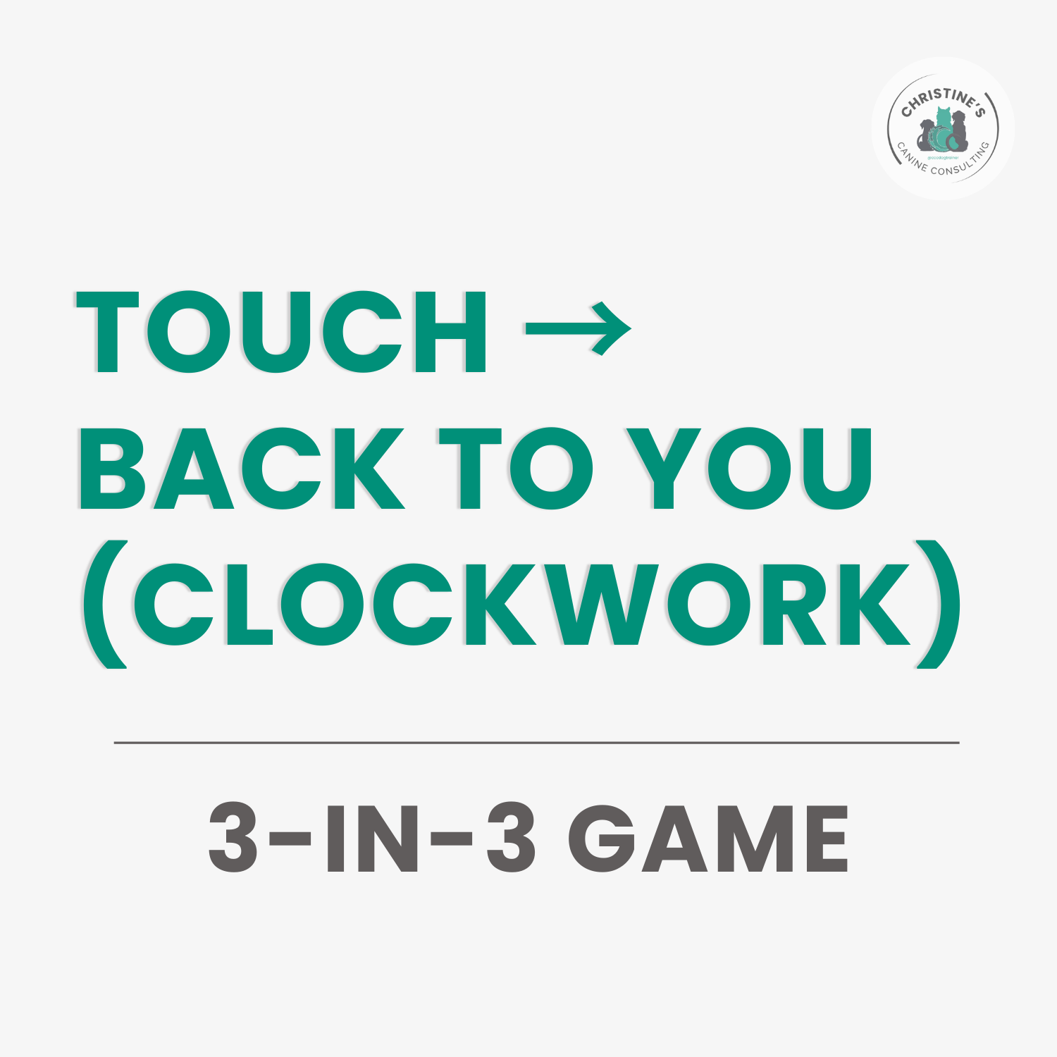 Touch → Back to You (Clockwork)