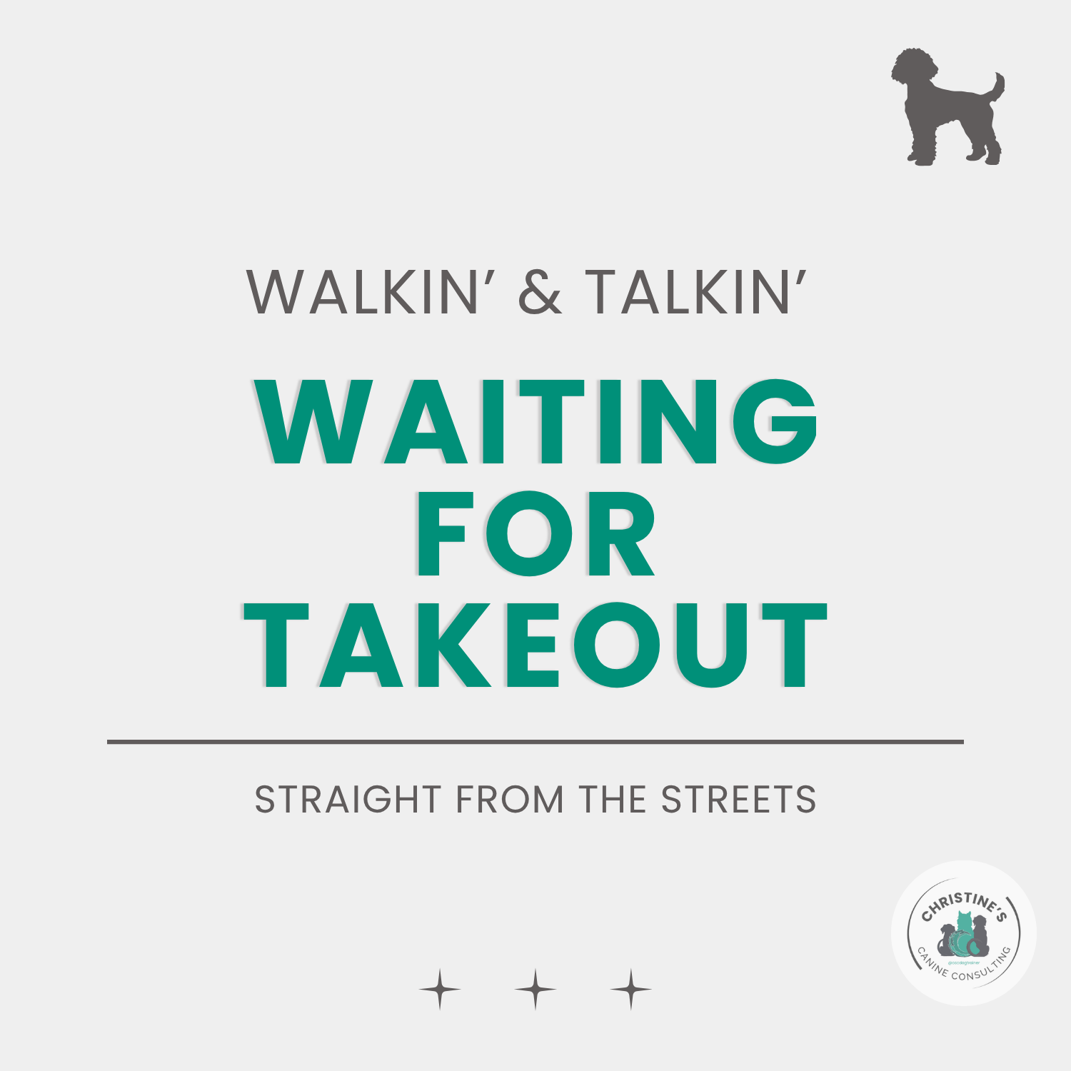 Picking Up Takeout on The Patio