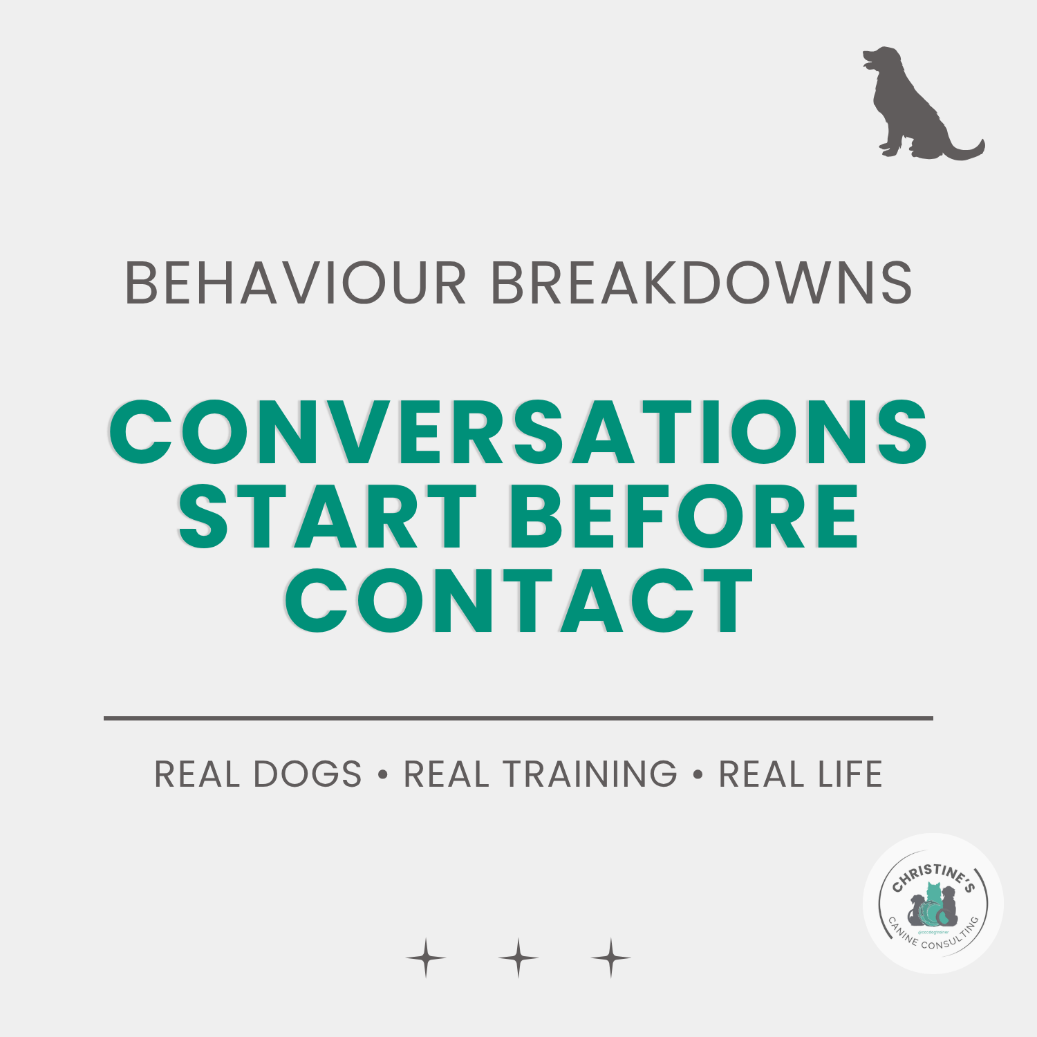 Communication Starts Long Before Contact