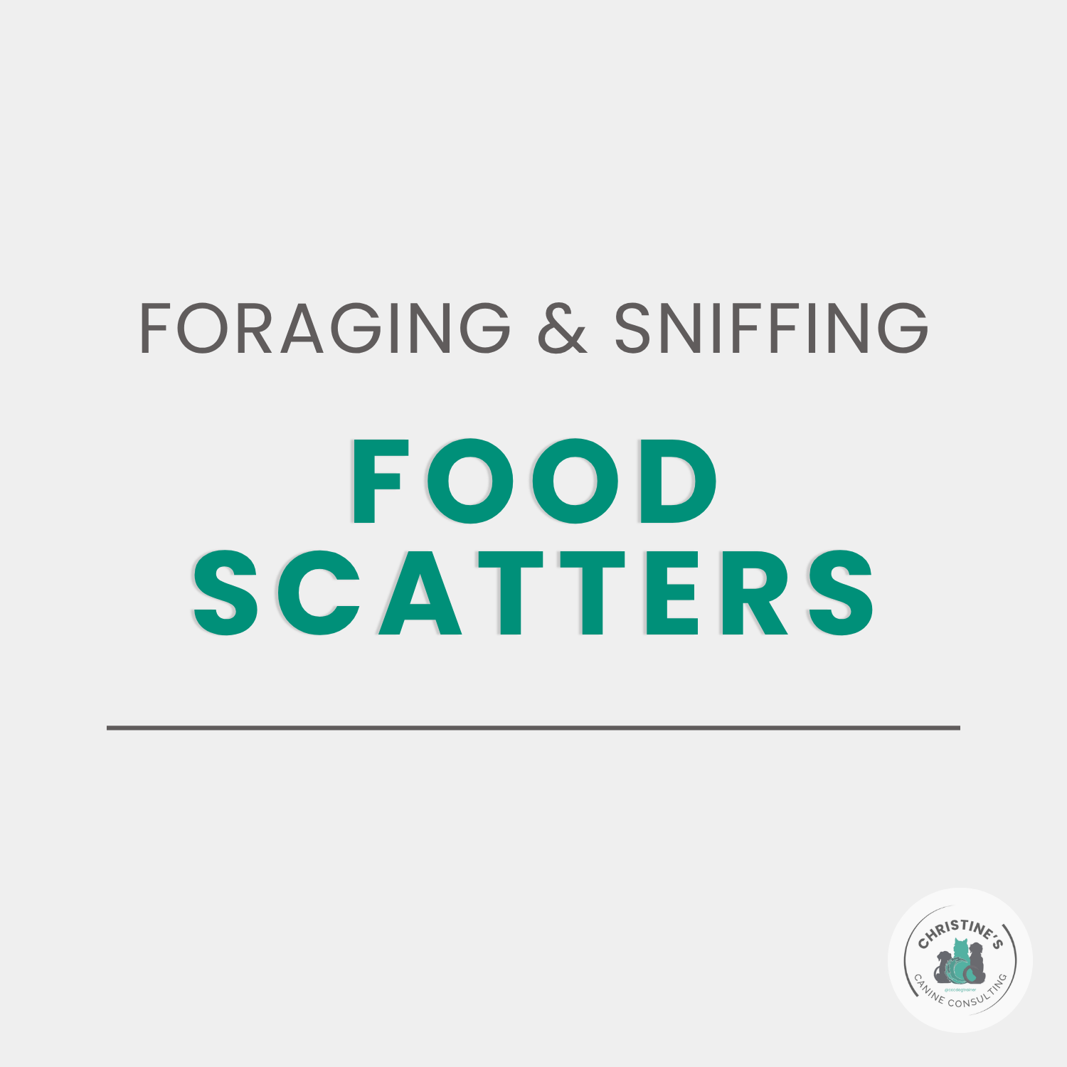 Scatter Feeding: Easy Enrichment Idea