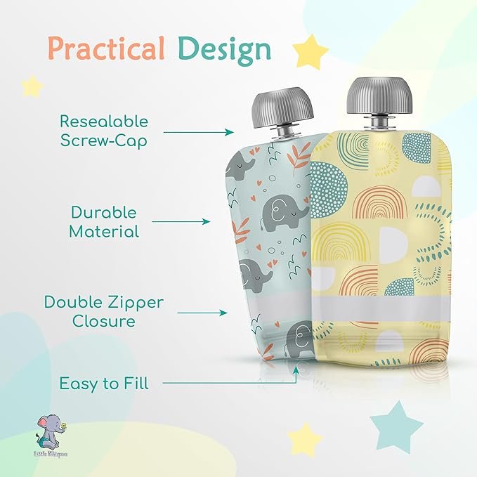 Reusable food pouches are a great way to take high value food on the road without the mess. 
Fill with your dog's favourite meat, canned food, peanut butter and more. 