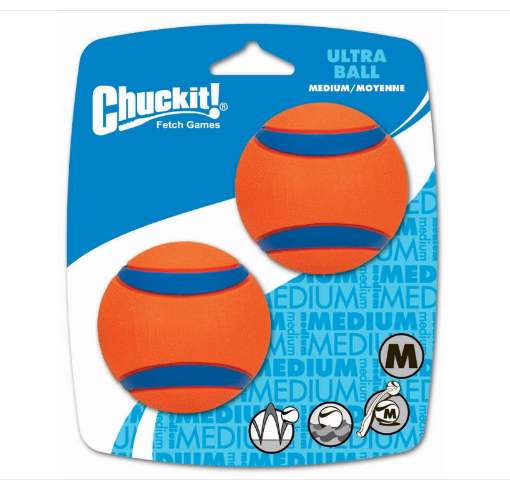 Chuck the tennis balls that damage teeth and try the Chuck It! Ultra Balls instead. Durable, very bouncy and highly visible. 
