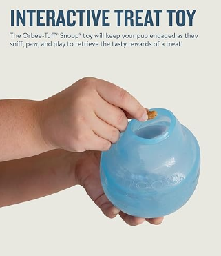 The Snoop (Large) is one of my favourite treat dispensing toys. Great for all ages and stages, easy to clean and fill. Available in smaller size. 