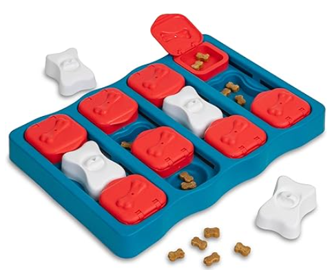Dog Brick Treat Puzzle - This is my favourite puzzle. Its durable and can be modified for different levels of challenge. All ages and stages. 