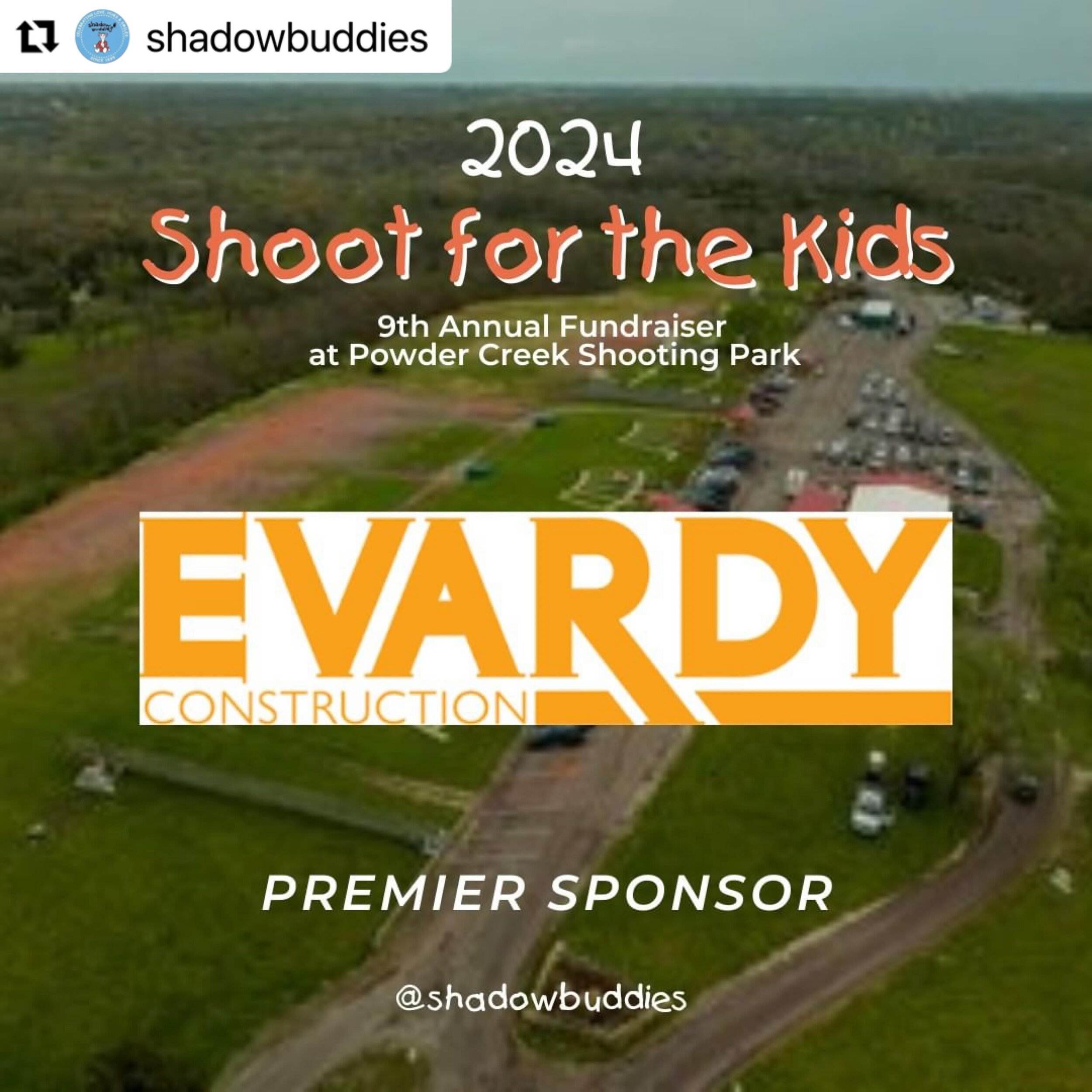 We are thrilled to support such a fun event - and incredible organization. 
Follow @shadowbuddies and visit their website to learn more, donate, and join us for the 9th annual Shoot for the Kids fundraiser on April 25!

#Repost @shadowbuddies
・・・
Tha