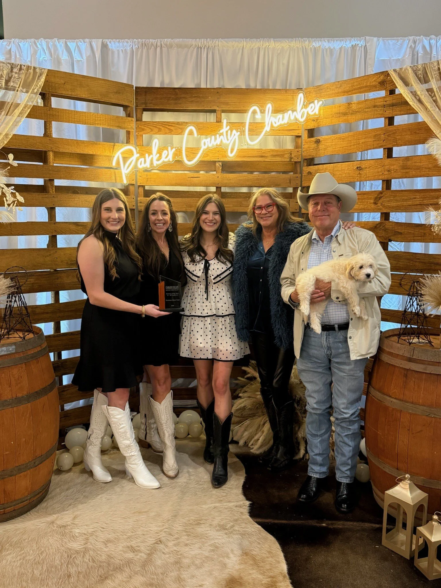 Overture Home Care Wins Business of the Year at the Parker County Chamber of Commerce Awards Gala