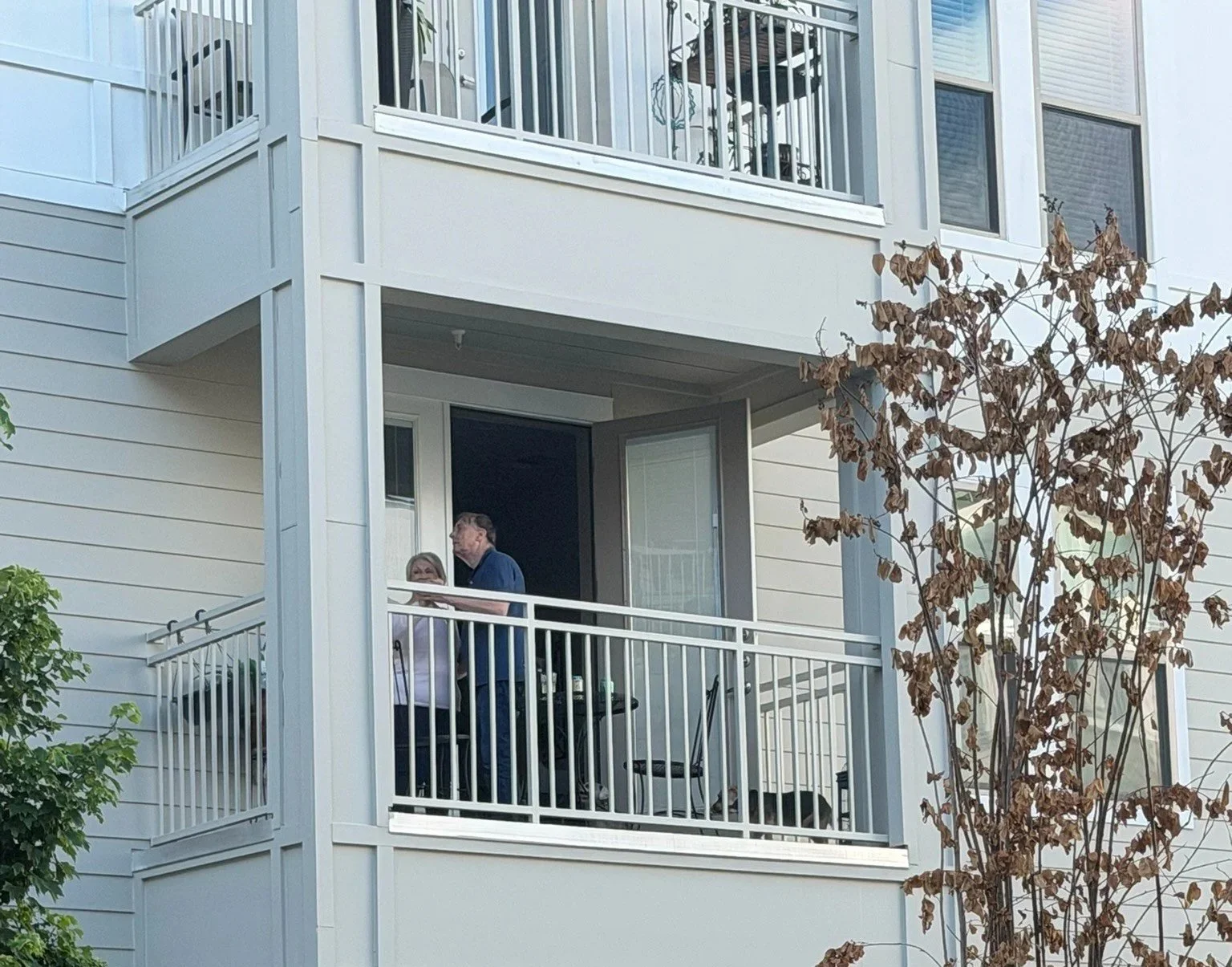 Backyard BBQ - Dancing on Balcony 