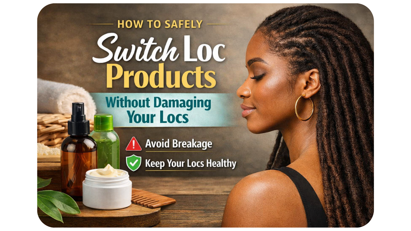 Loc Products: How to safely switch products while retaining the beauty of your locs.