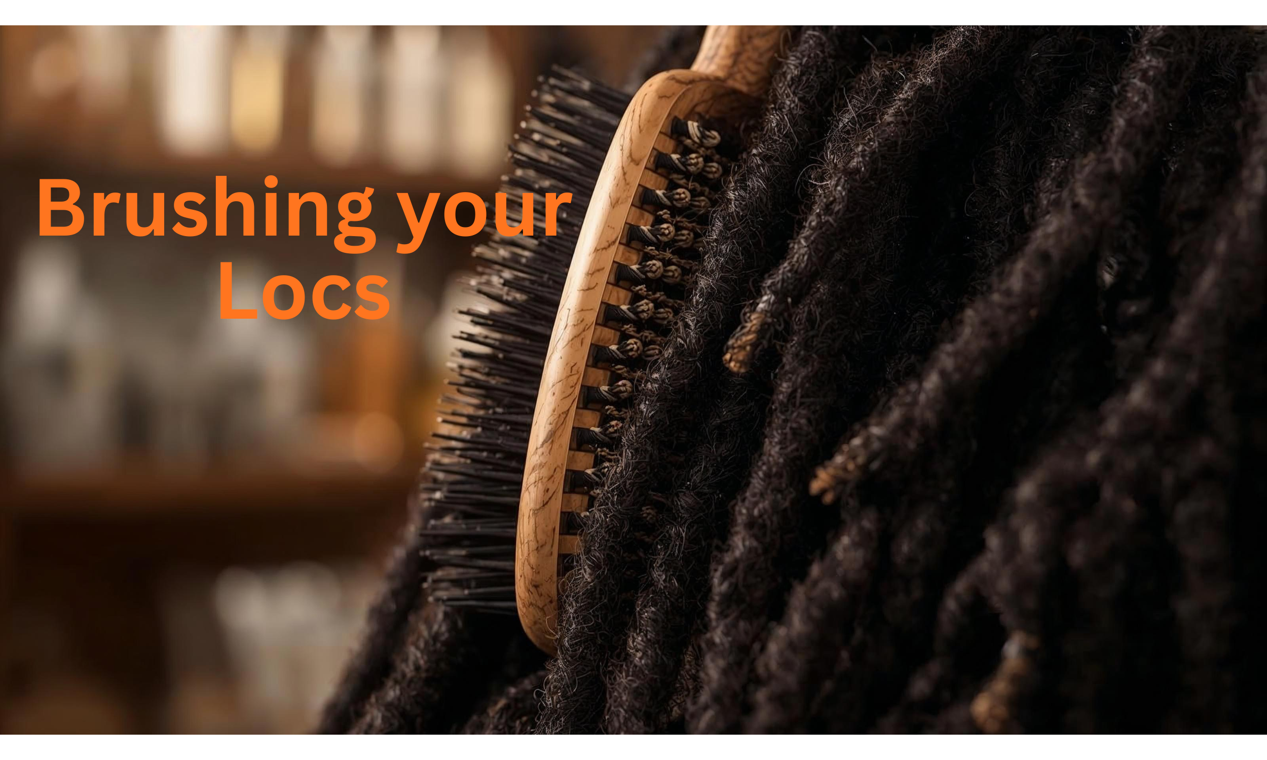 A Guide to Brushing Your Locs (Without Messing Them Up)