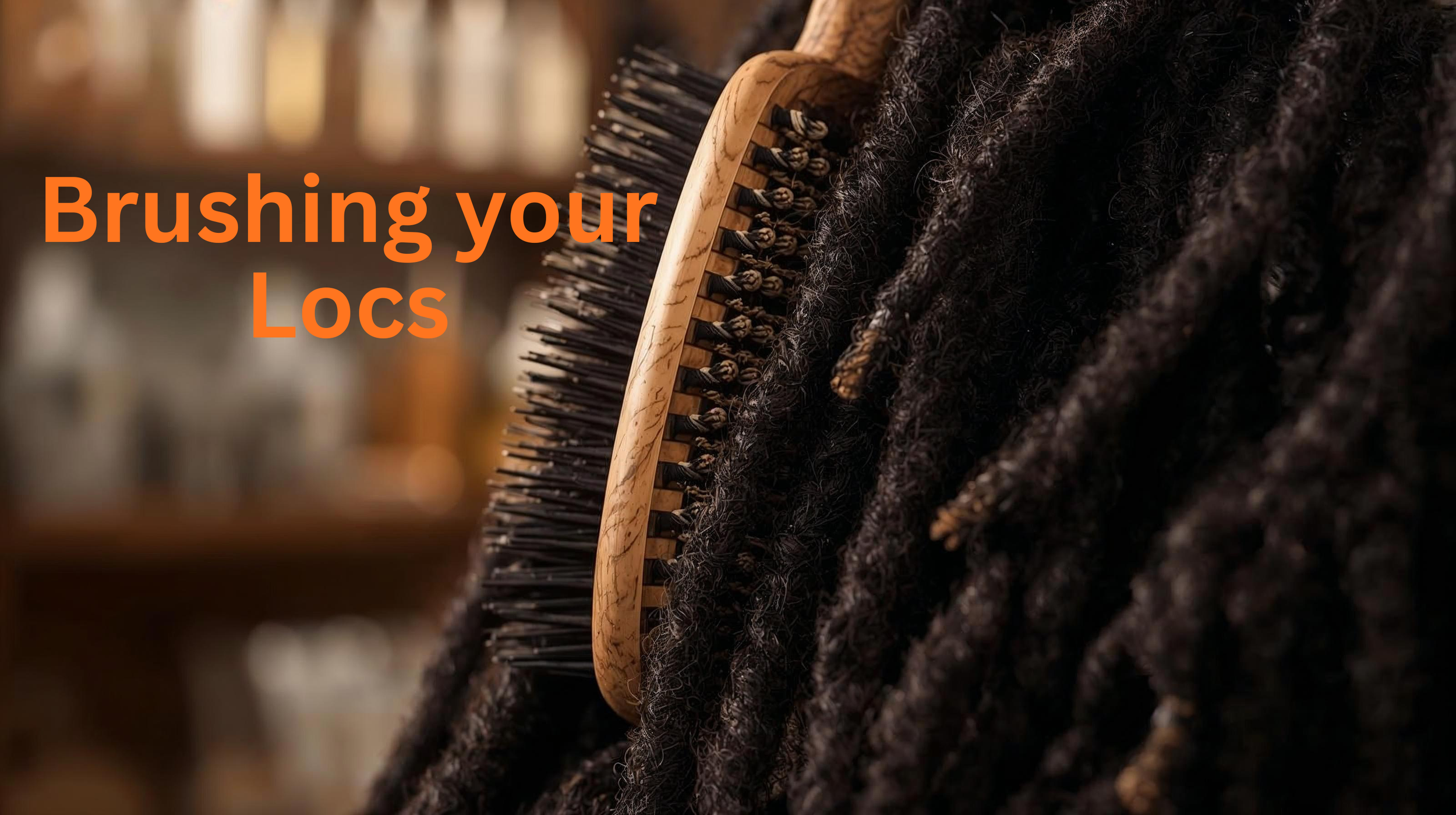 img of mature locs and locs brush in between the loc strands