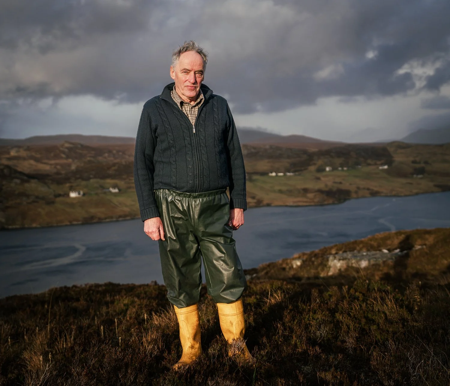 Crofter David Foster, Kinlochbervie, for TGO magazine