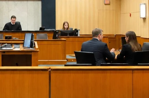 Former prosecutor Andrew McAdams providing strategic criminal defense representation in a Northern Utah courtroom during serious felony proceedings