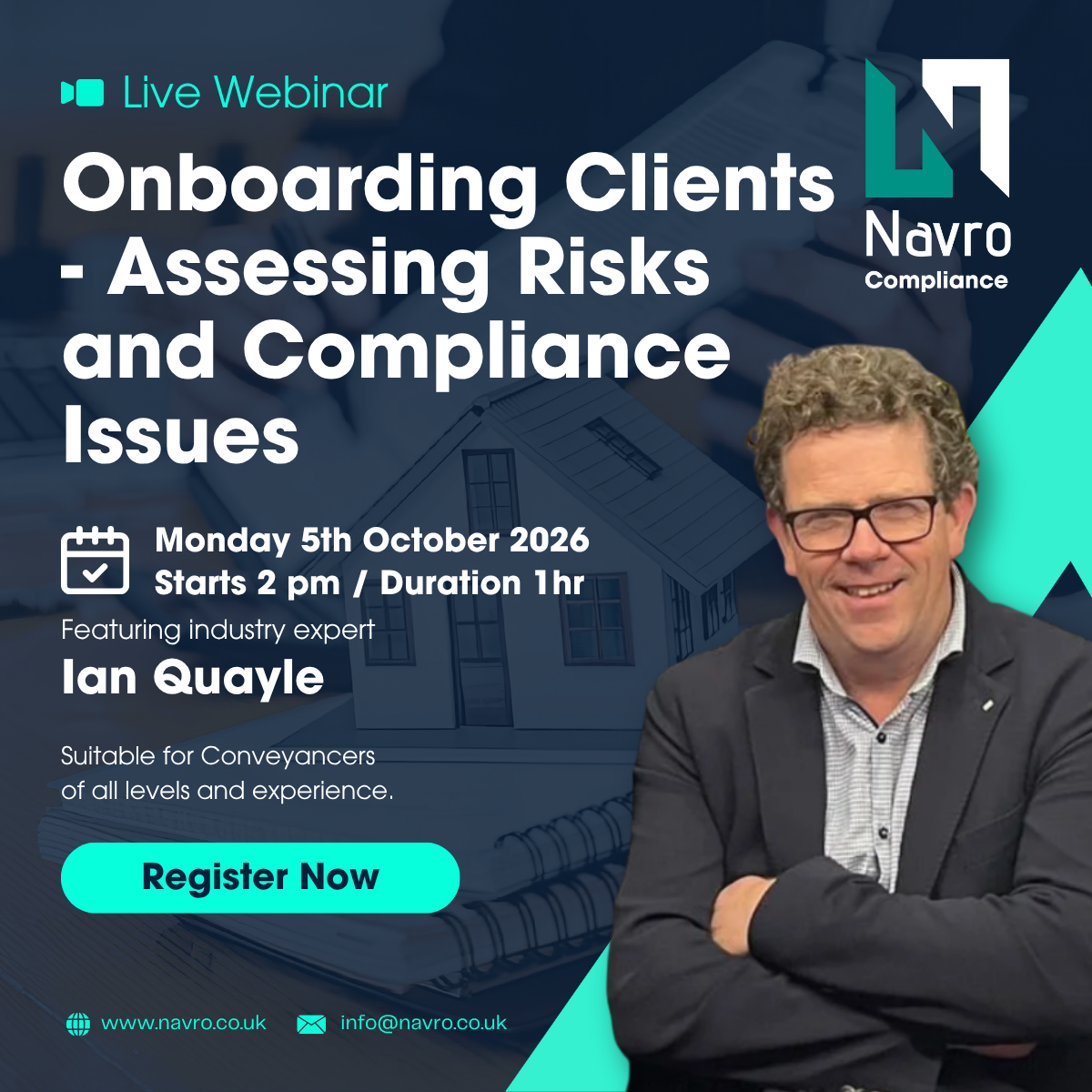 FREE CPD LIVE WEBINAR - Onboarding Clients - Assessing Risks and Compliance Issues