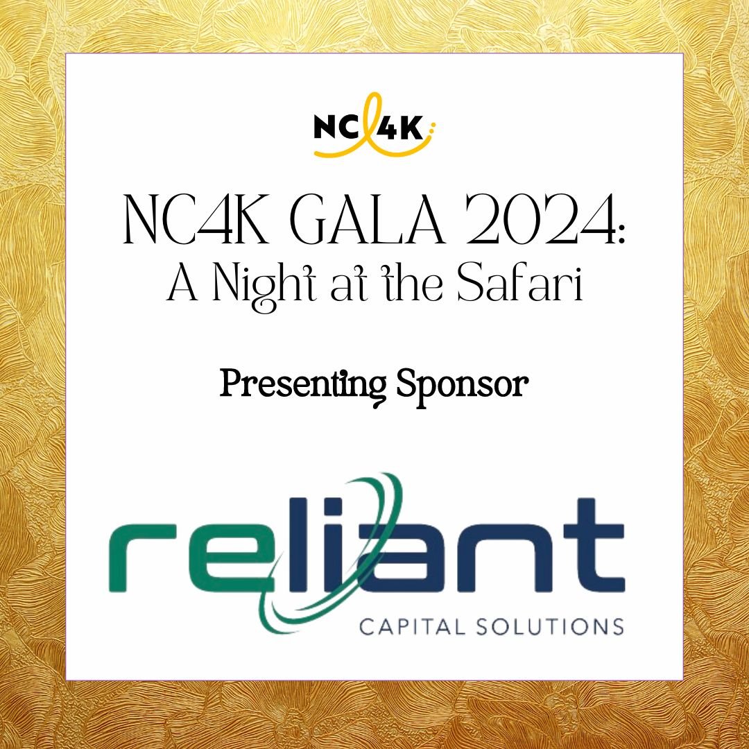 The 2024 NC4K Gala: A Night at the Safari is presented by Reliant Capital Solutions. Thank you to Reliant for supporting us in ensuring No Kid Fights Cancer Alone!

 #childhoodcancerawareness #pediatriccancer #cancer #nokidfightsalone #cancerawarenes