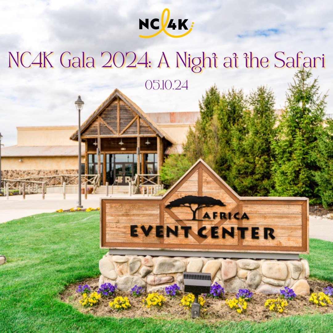 Today's the day! We are so excited to see everyone at the 2024 NC4K Gala: A Night at the Safari! It is going to be an amazing night as we all come together to support kids and teens fighting cancer and their families. Make sure that you are following