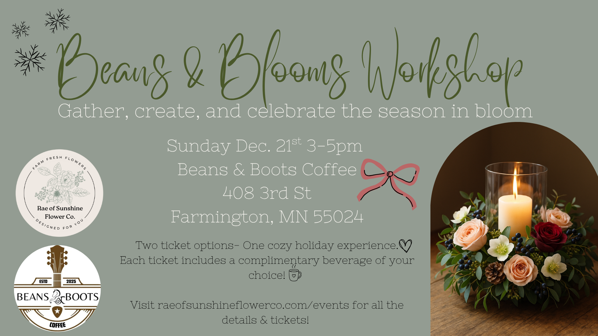 Beans + Blooms Workshop 
