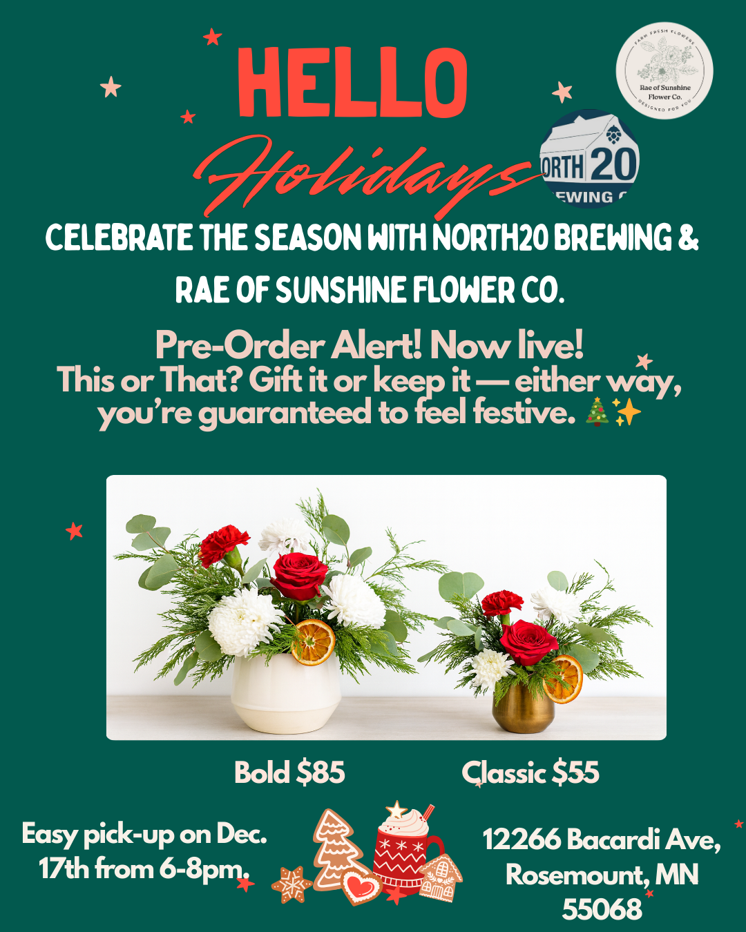 North20 Brewing Pre-Order Pick-Up!!
