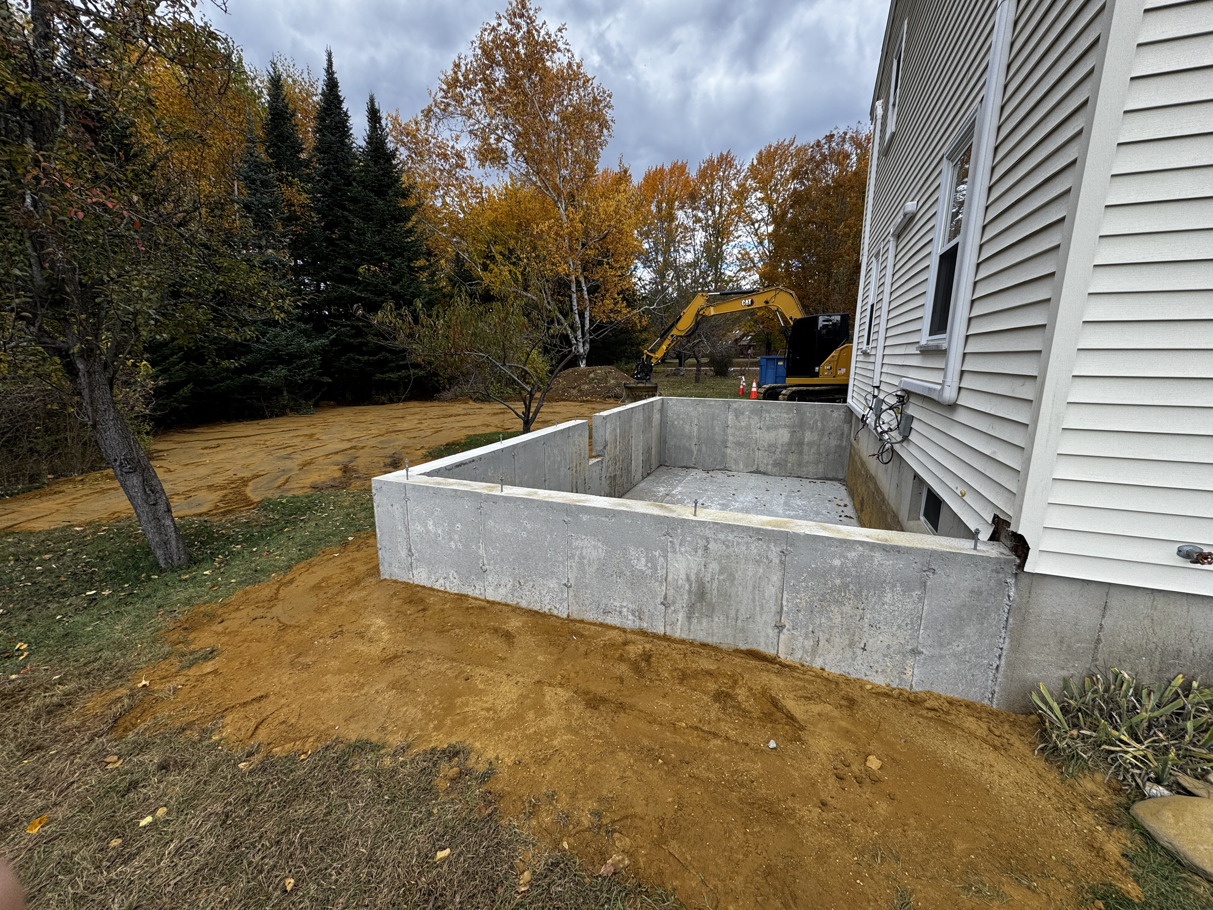 Addition Excavation and Back Fill (After)