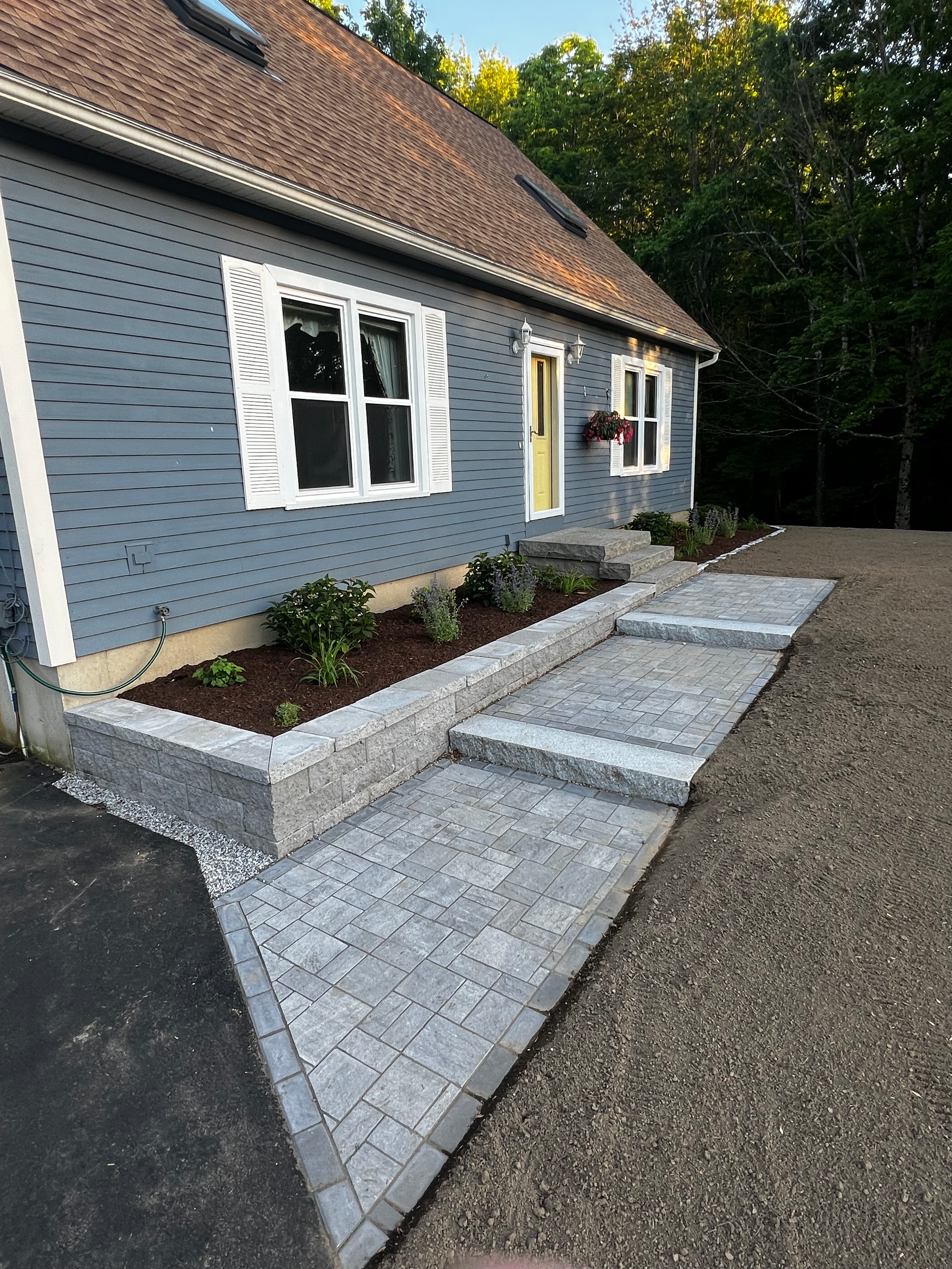 Entryway Hardscape - Epsom, NH