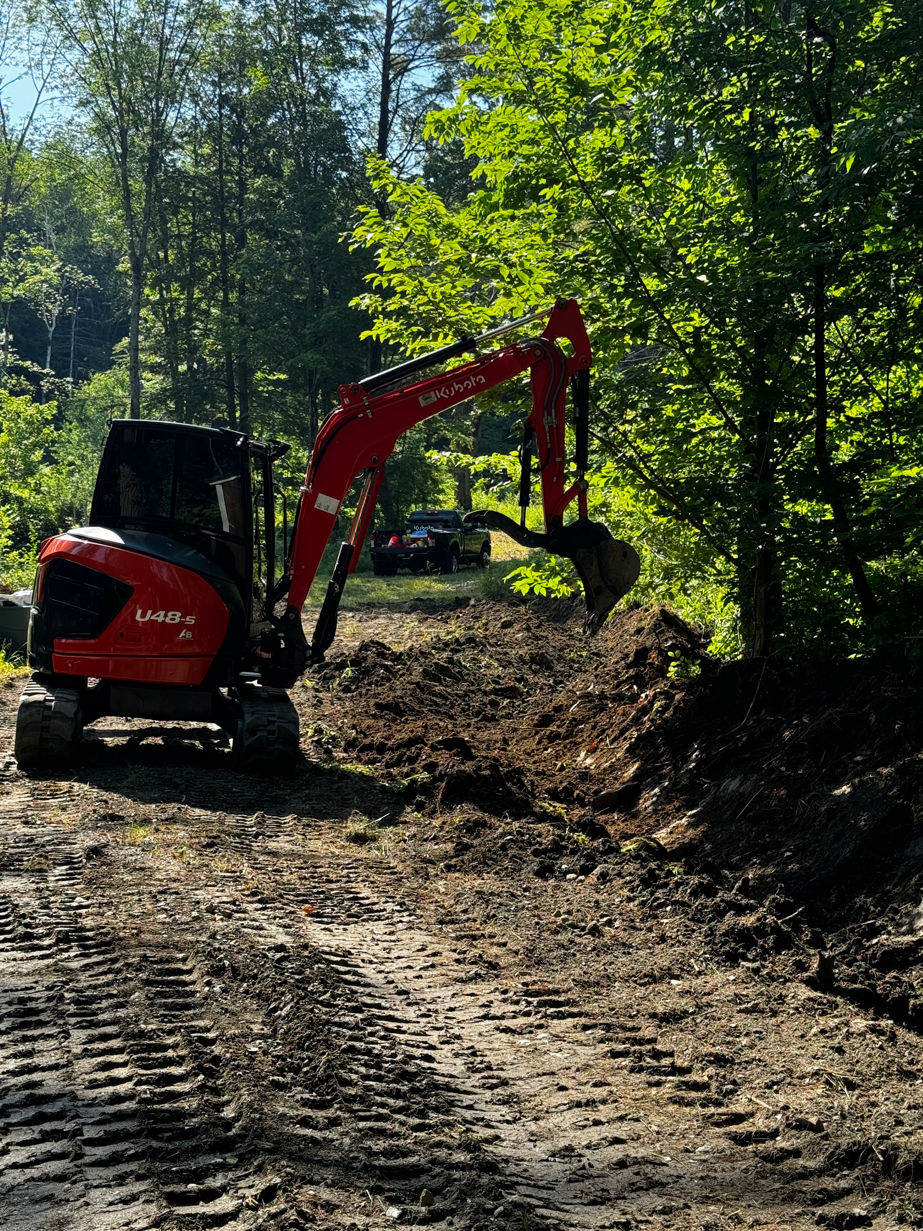 Swale Excavation (Before)