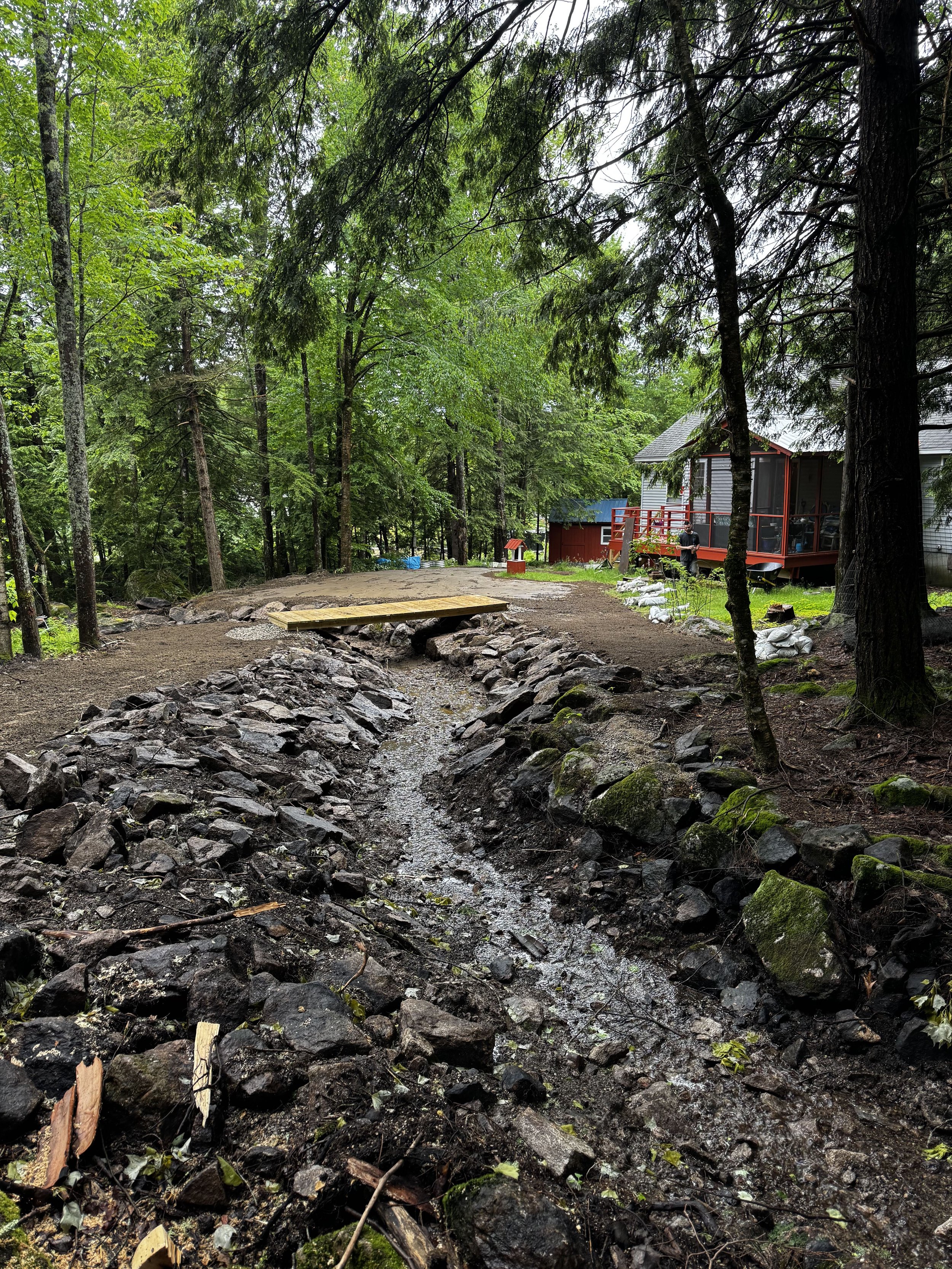 Swale Correction and Erosion Control (After)