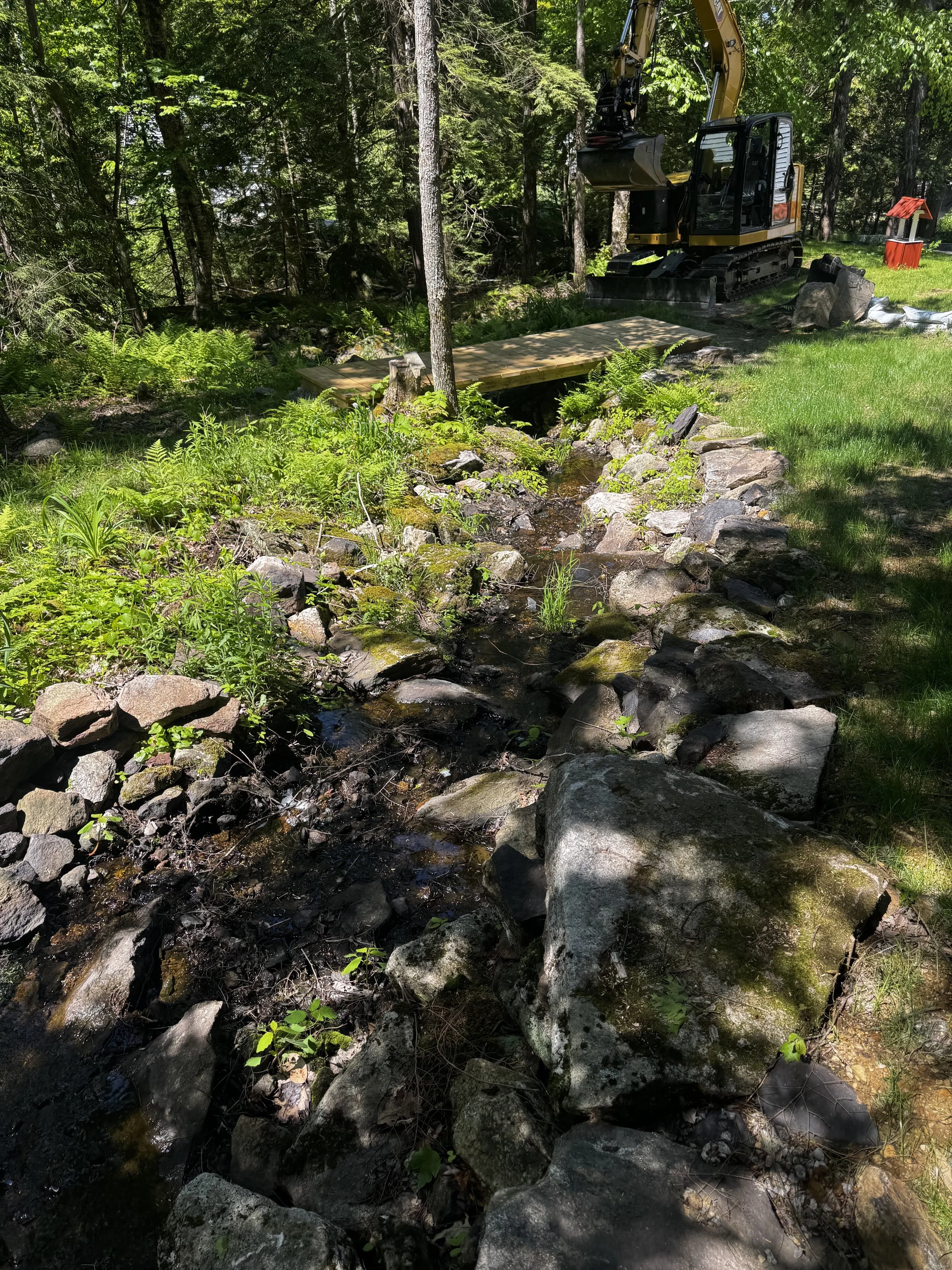 Swale Correction and Erosion Control (Before)