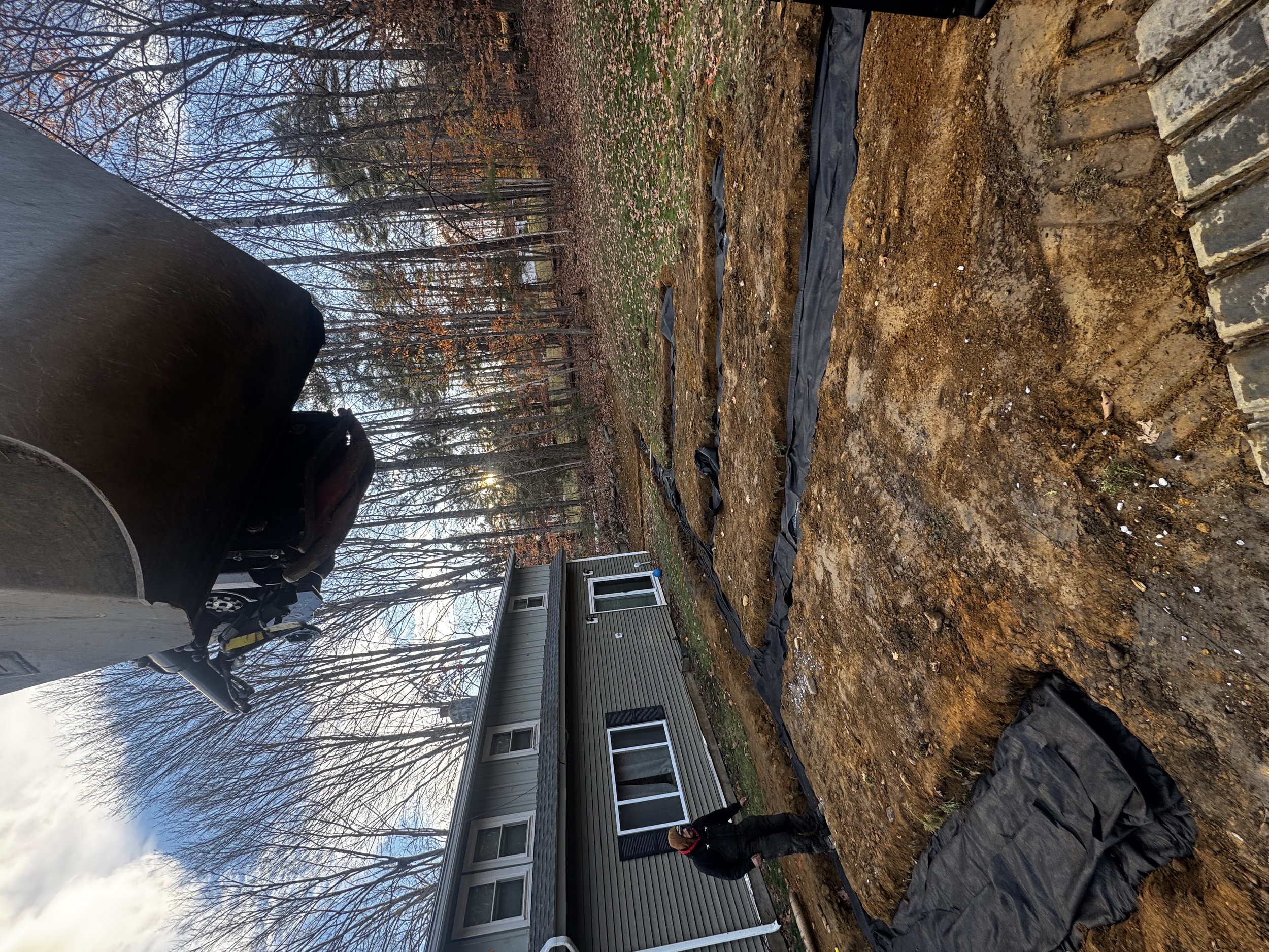 Drainage and Yard Renovation (Before)