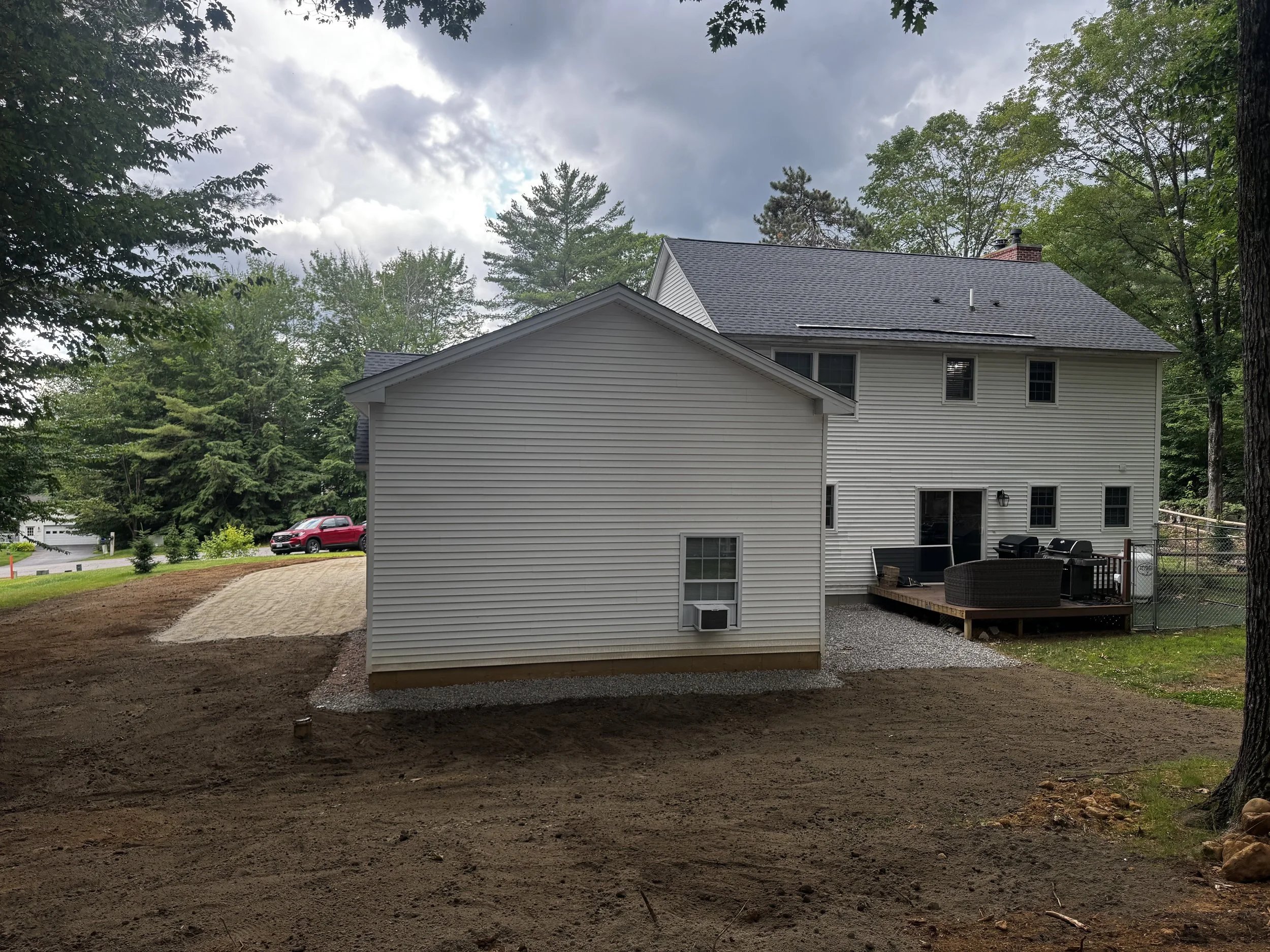 Home Addition Excavation and Finish Grade