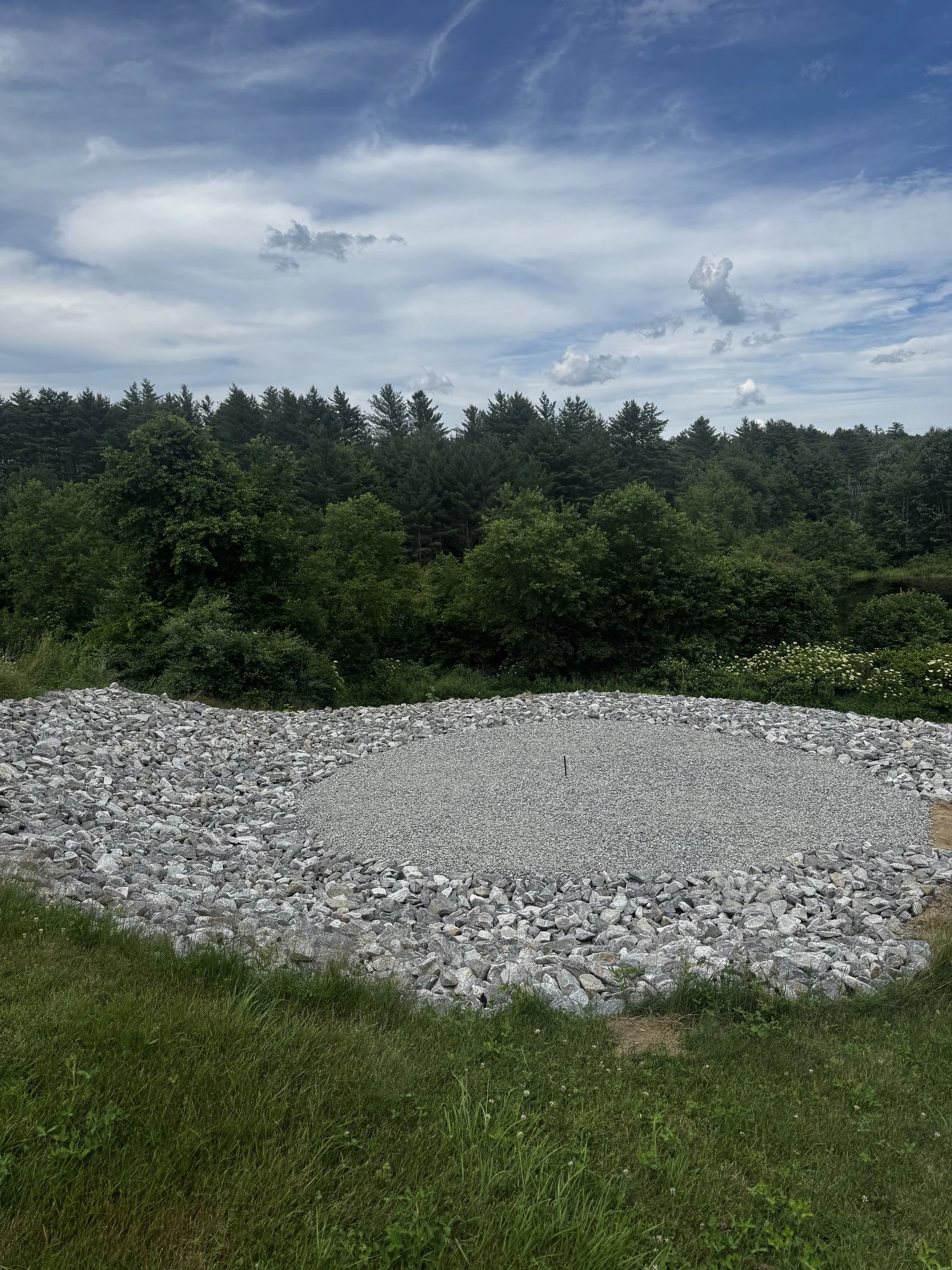 Fire Pit Pad and Gathering Area