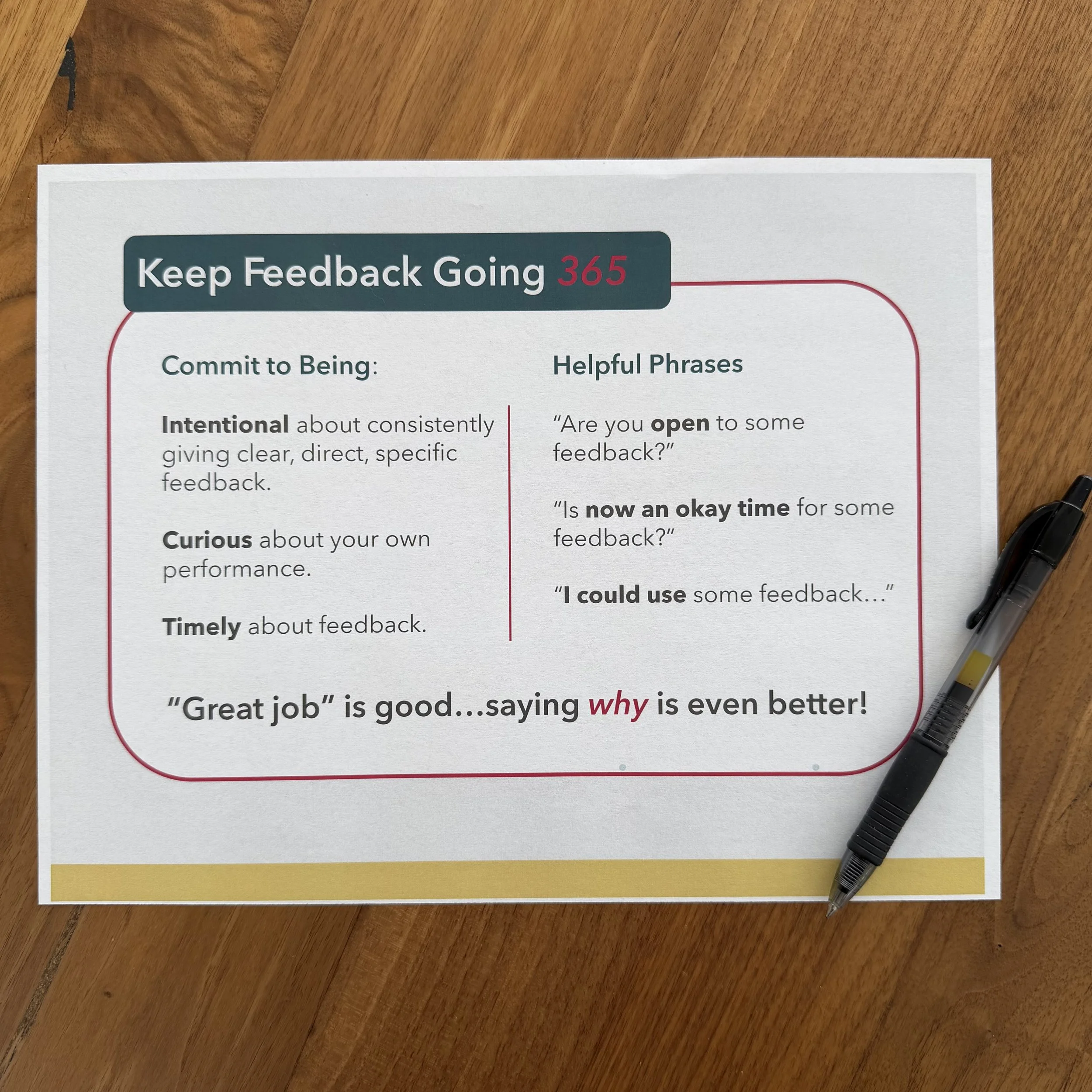 The One-Pager: Power and Beauty