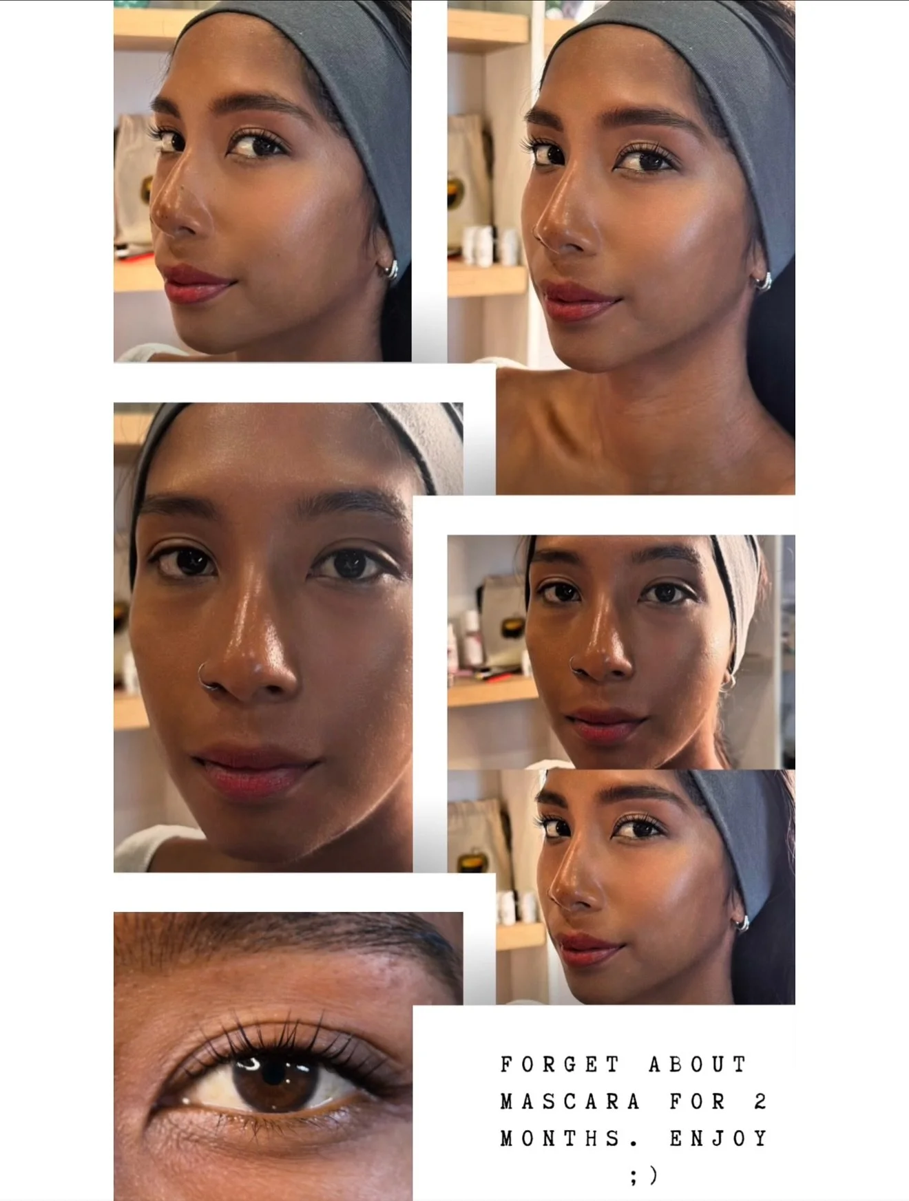 ✨Not convinced lash lift works? Scroll ➡️👀 Forget about mascara for 2 months😉
🇰🇷 Korean lash lift &amp; hybrid tint / Brow design for beautiful @tenniswithneesha 

A safe and gentle lash transformation that enhances your natural beauty.

Imagine 