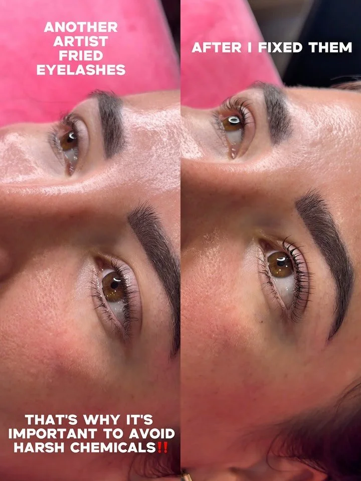 ‼️Every day I fix over-processed, damaged lashes caused by harsh chemicals and incorrect techniques.
A lash lift is not a simple service &mdash; it requires deep knowledge of chemistry, timing, shield placement, and technique.

That&rsquo;s why produ