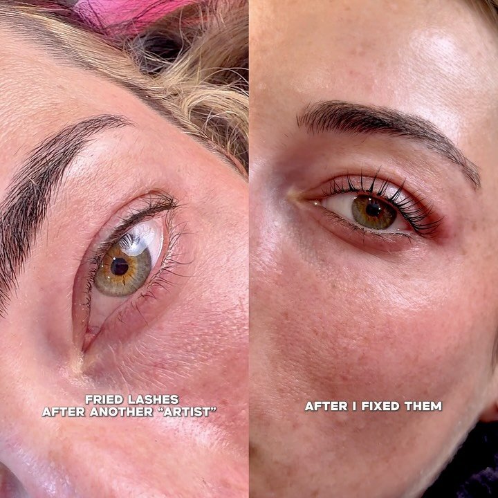 ‼️Every day I fix over-processed, damaged lashes caused by harsh chemicals and incorrect techniques.
A lash lift is not a simple service &mdash; it requires deep knowledge of chemistry, timing, shield placement, and technique.

That&rsquo;s why produ