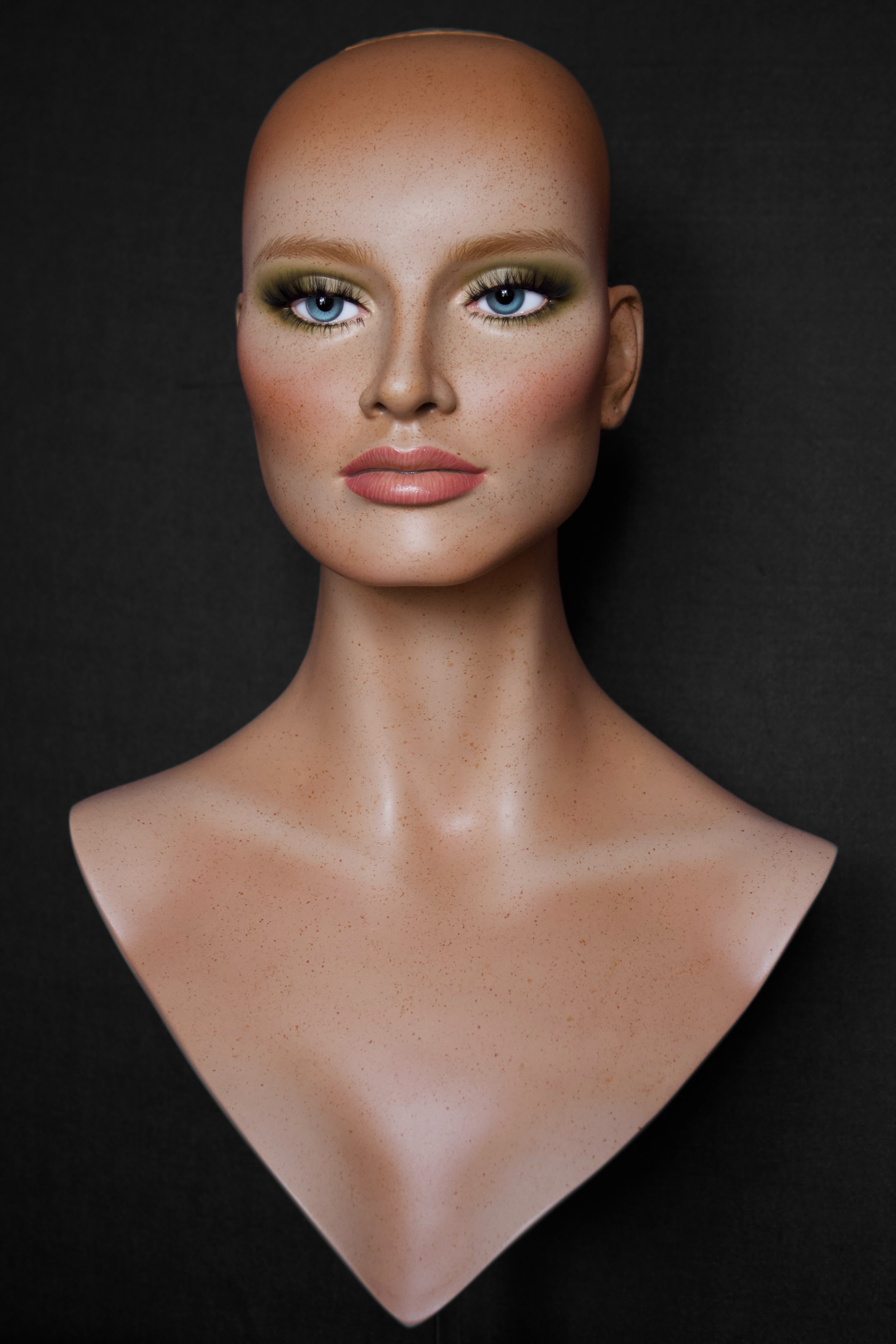 Realistic Female Mannequin Head