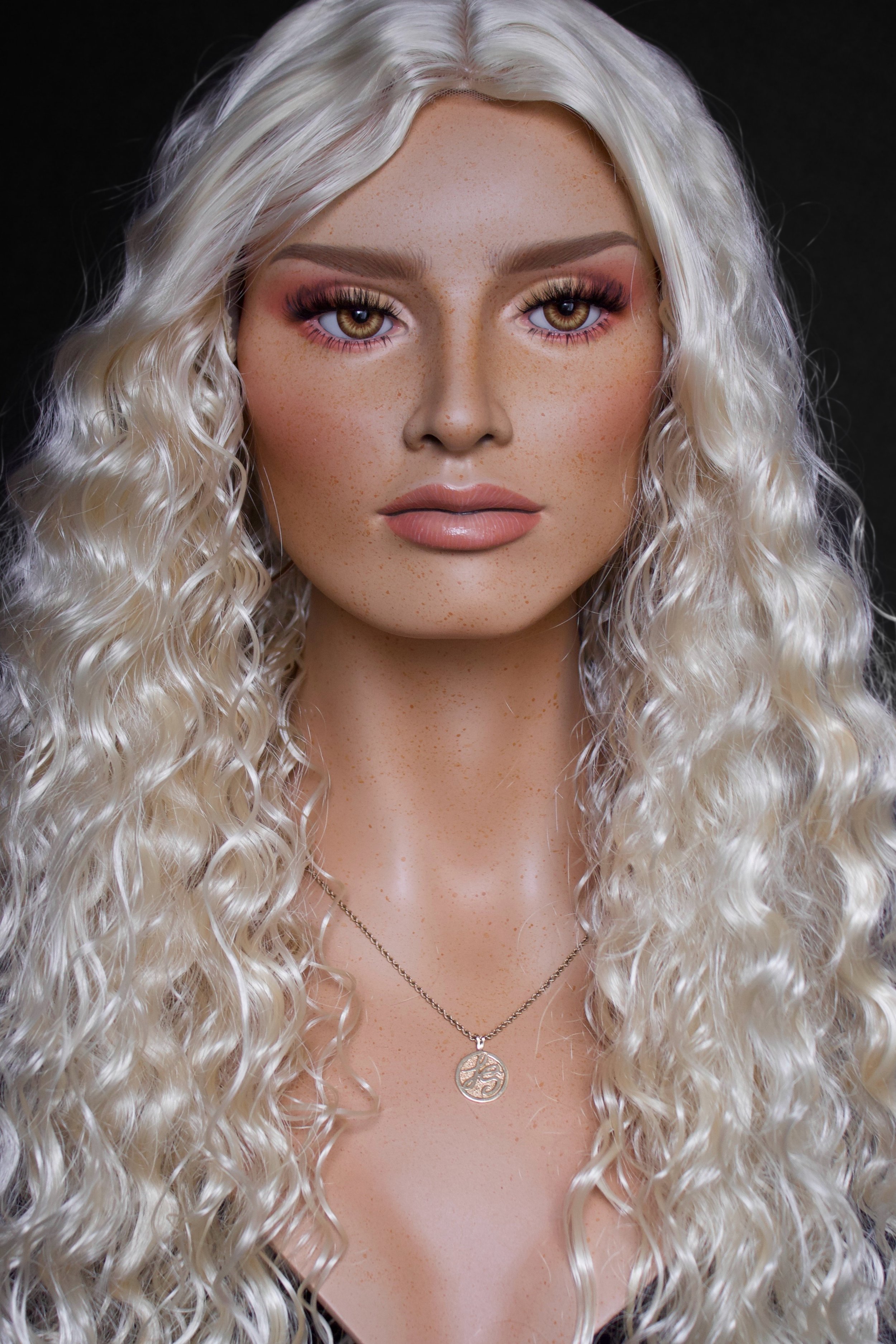 Realistic Mannequin Head Wig
