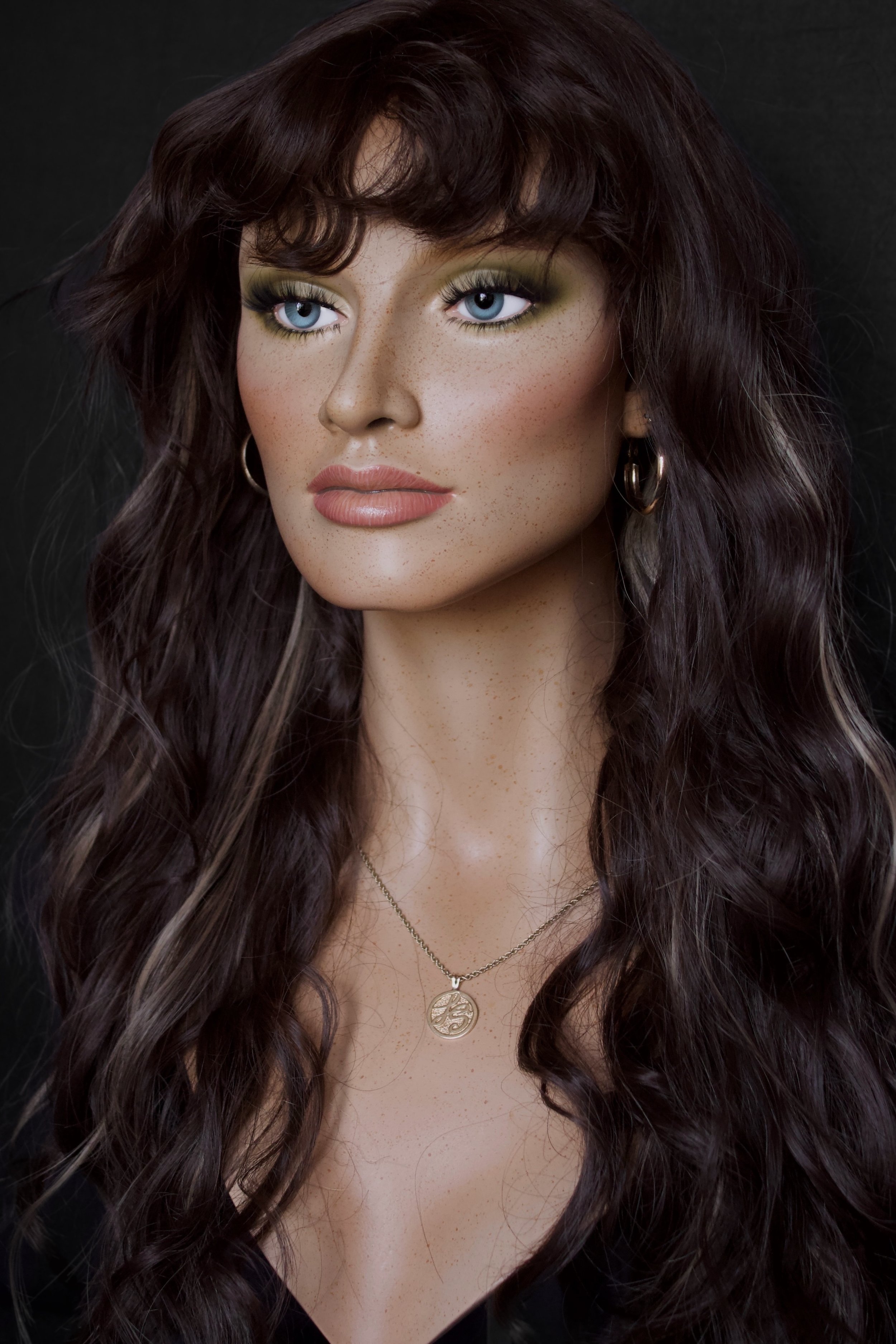 Realistic Female Mannequin Head