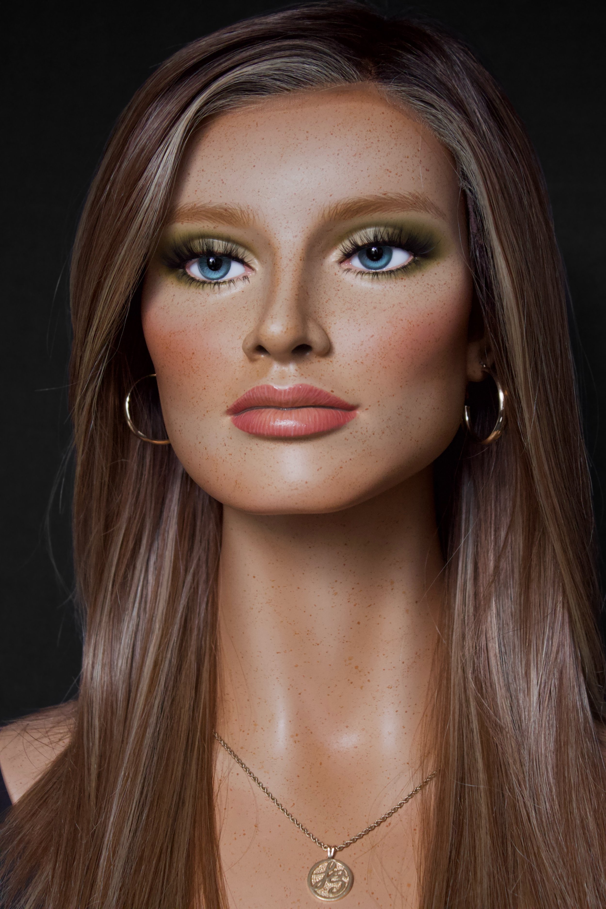 Realistic Female Mannequin Head