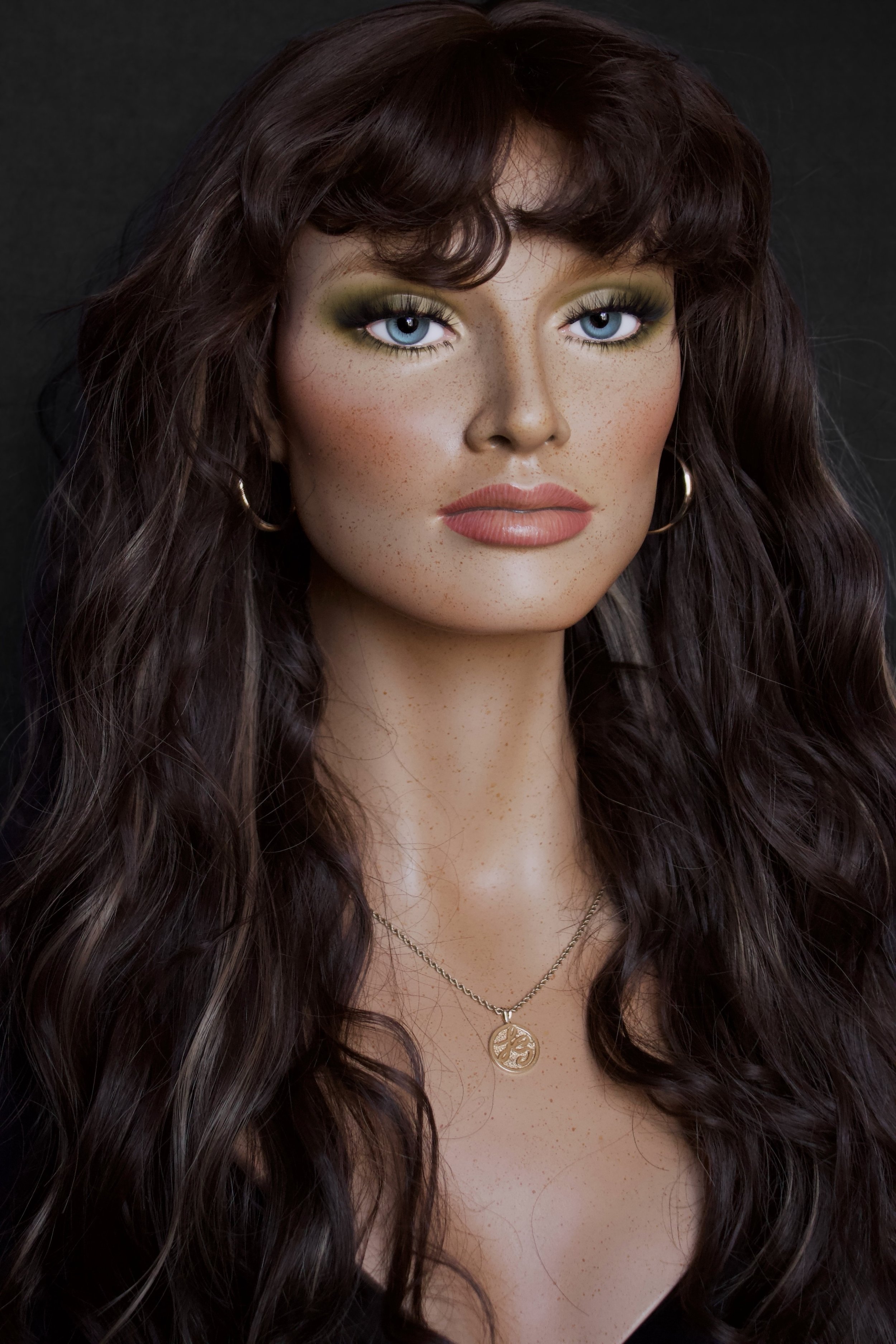 Realistic Female Mannequin Head