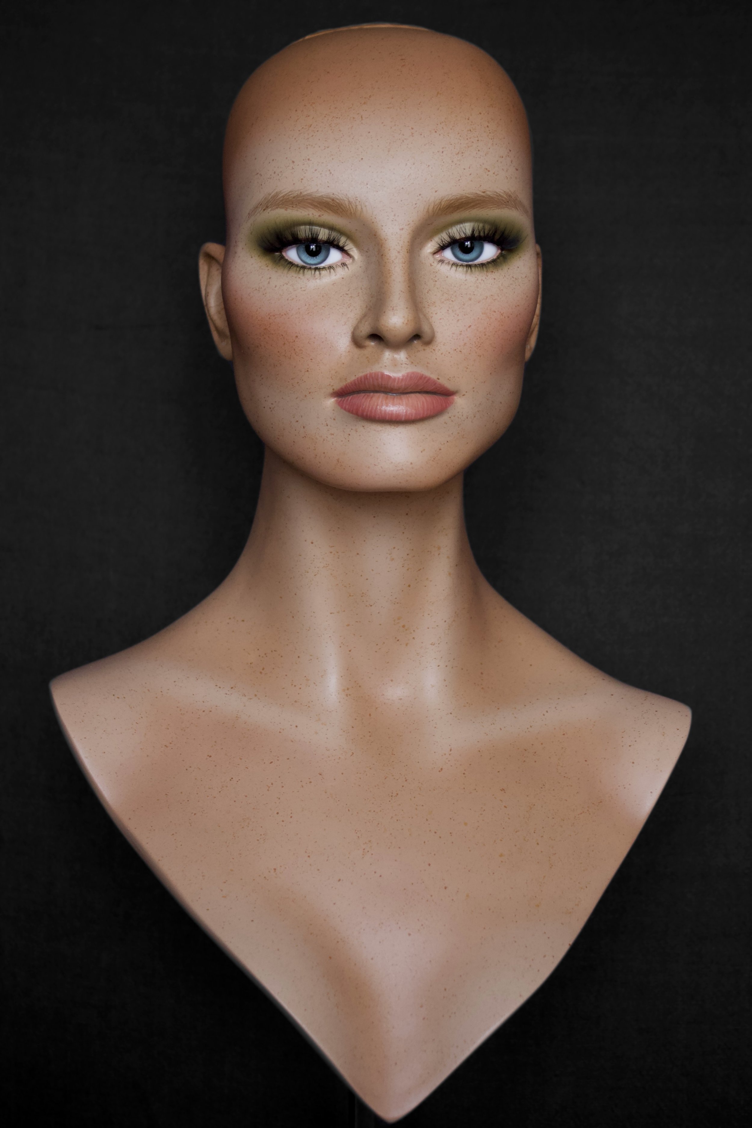 Realistic Female Mannequin Head