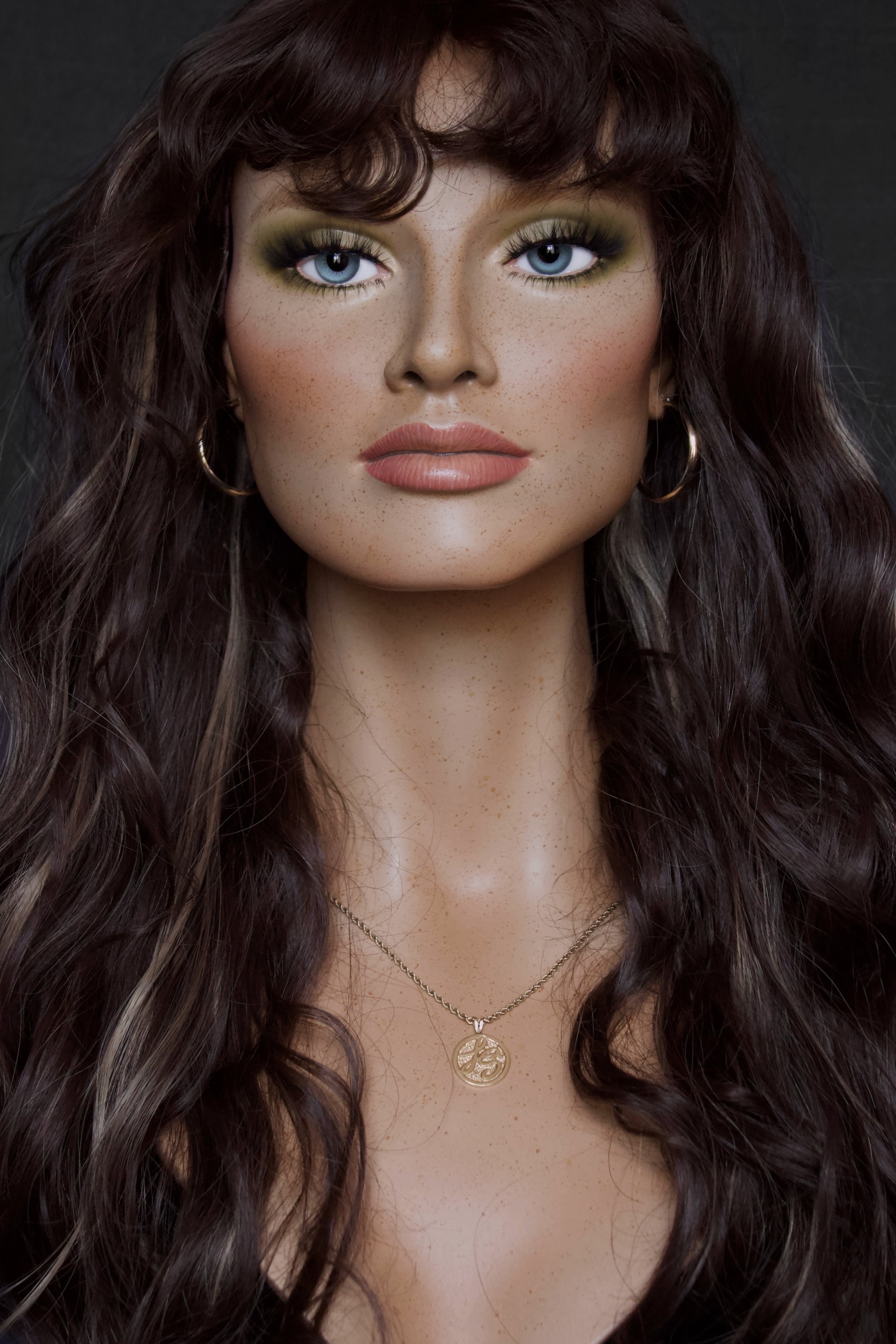 Realistic Female Mannequin Head