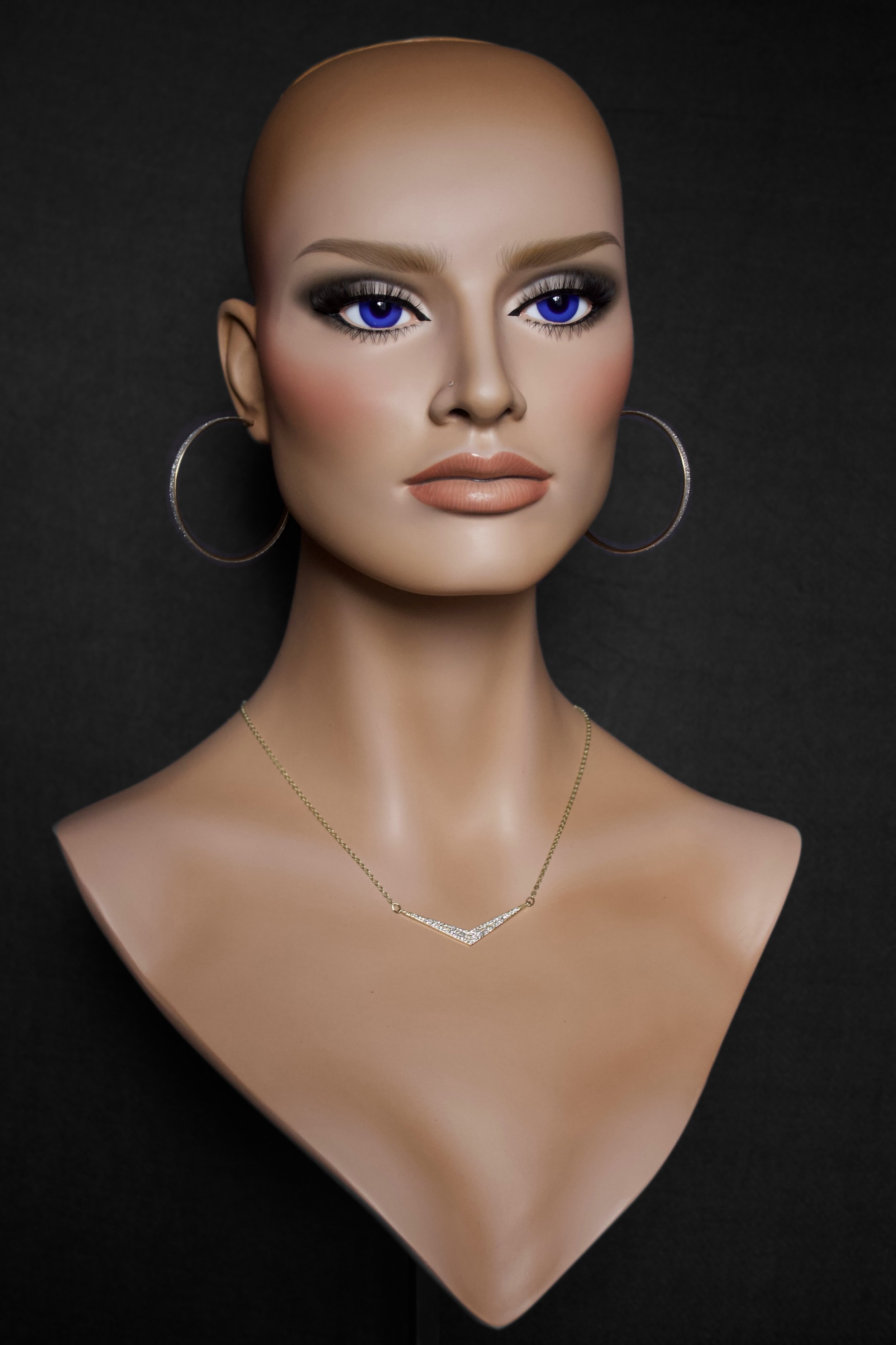 Realistic Mannequin Head for Wigs