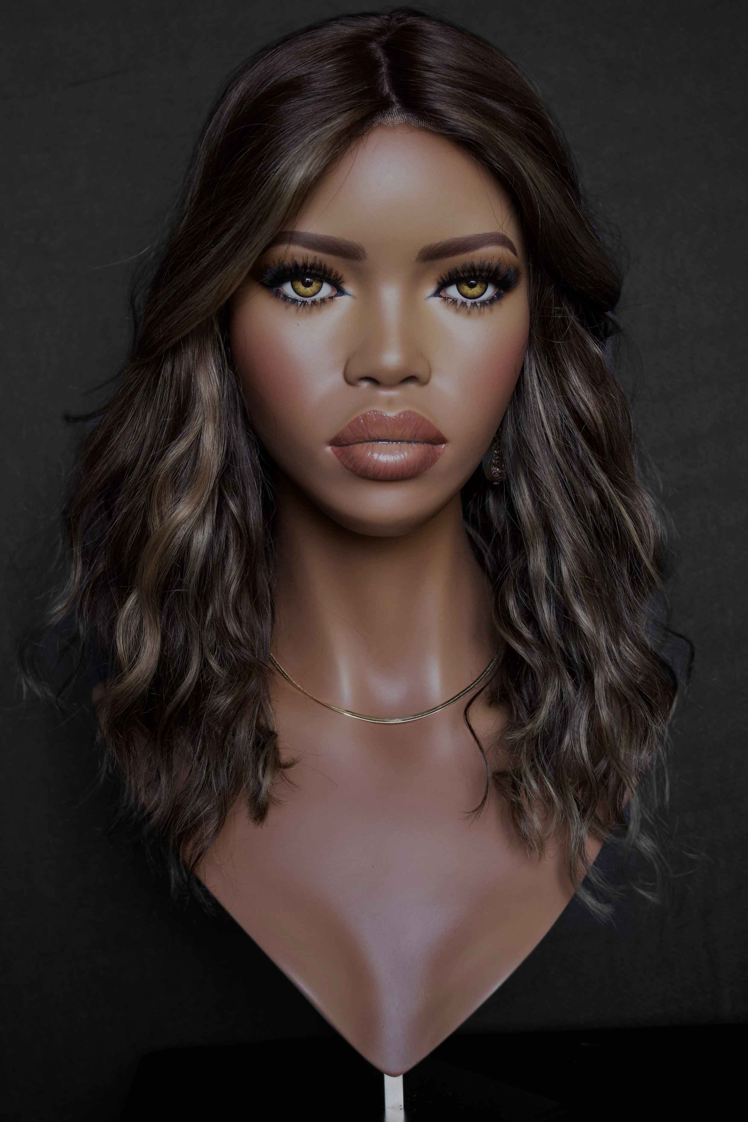 Realistic Mannequin Head Display