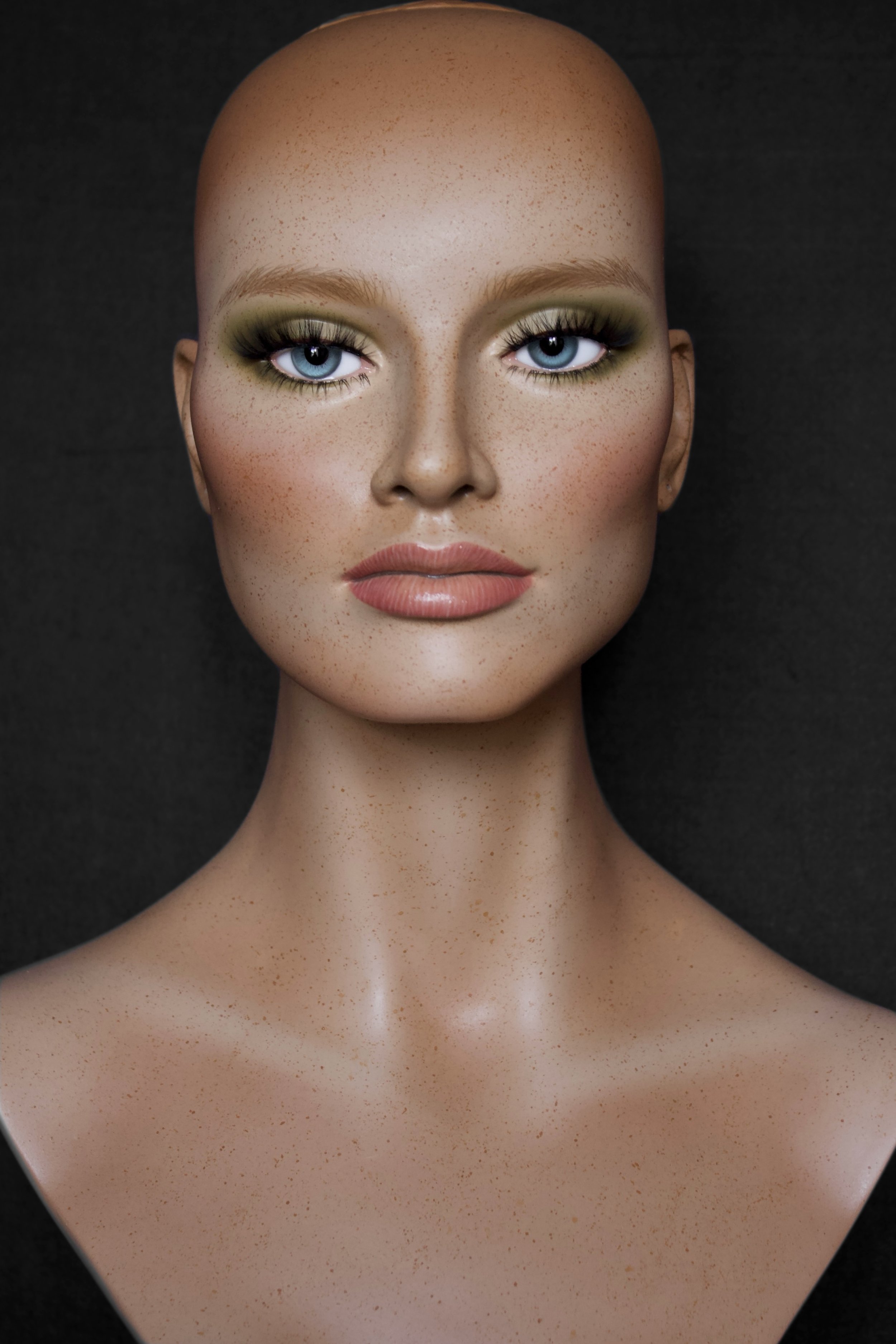 Realistic Female Mannequin Head