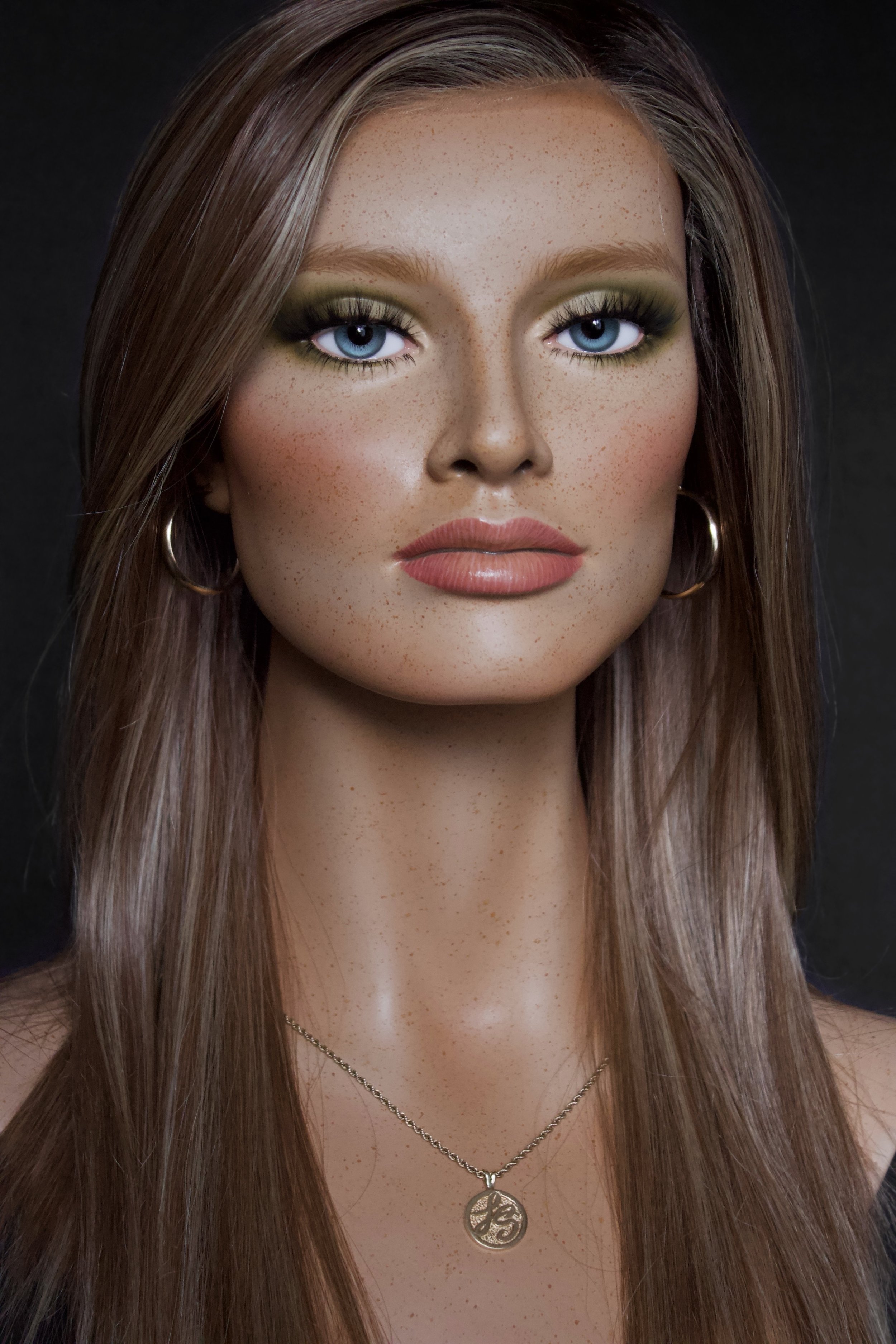 Realistic Female Mannequin Head
